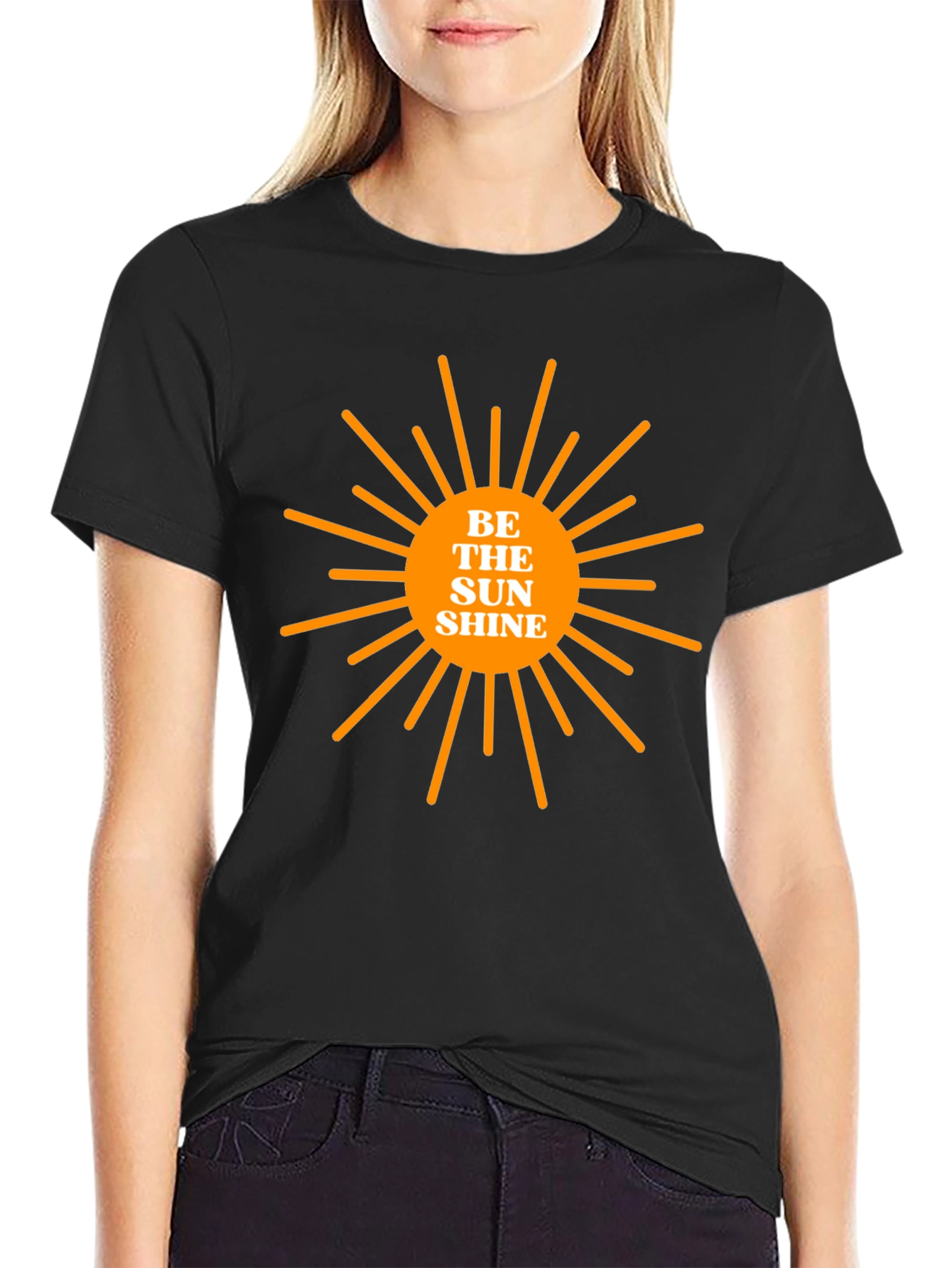 Be the Sunshine Graphic T-Shirt - Black