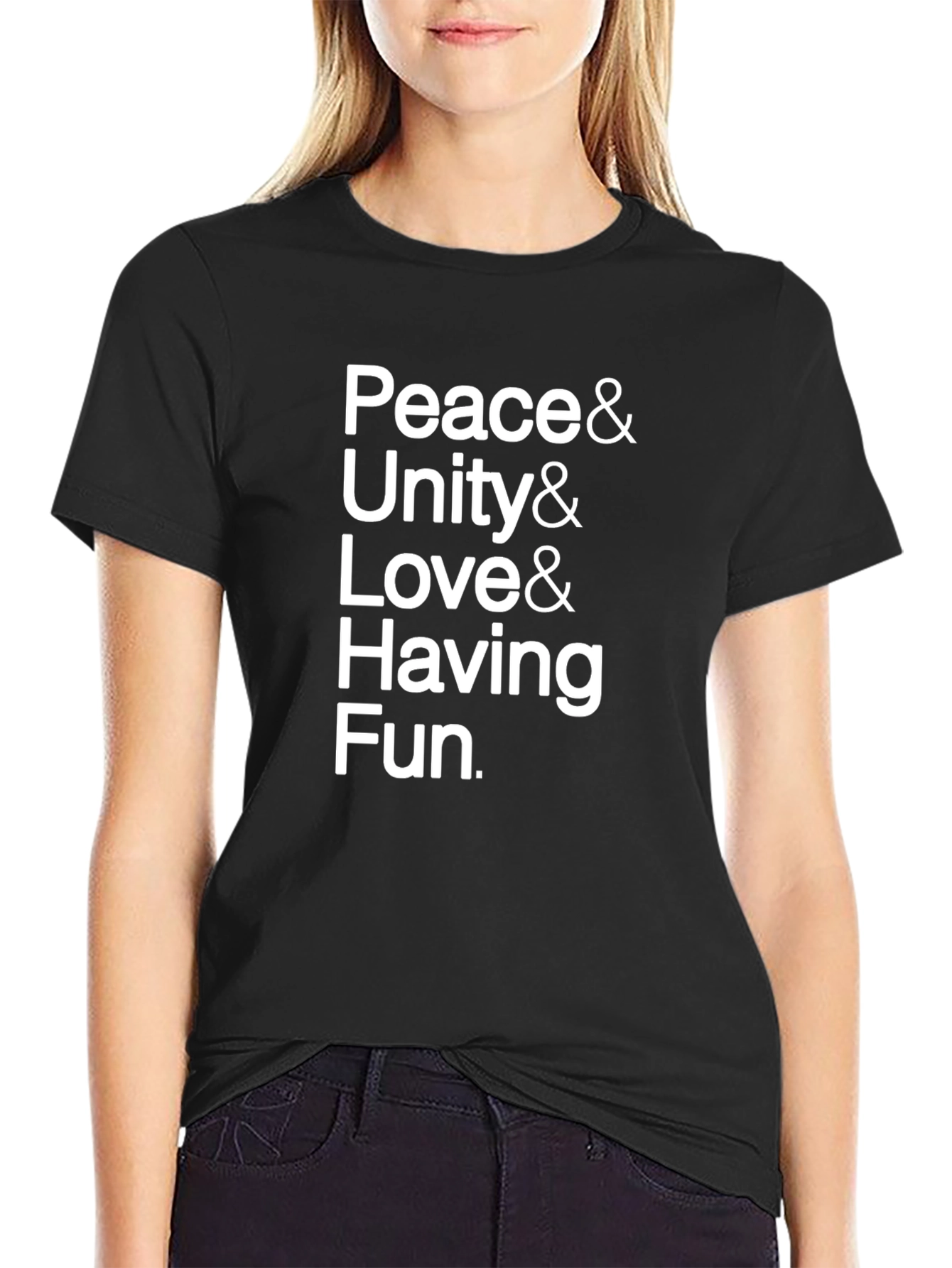 Peace Unity Love Fun Graphic Tee