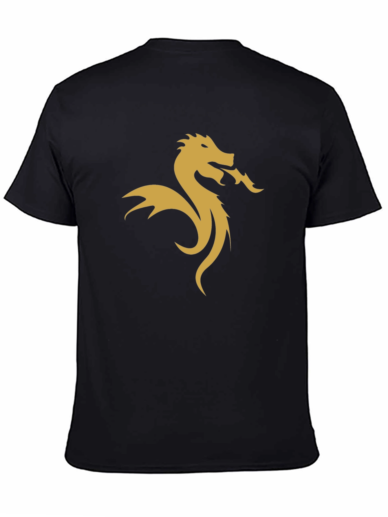 Dragon Graphic Tee - Black Stylish Design