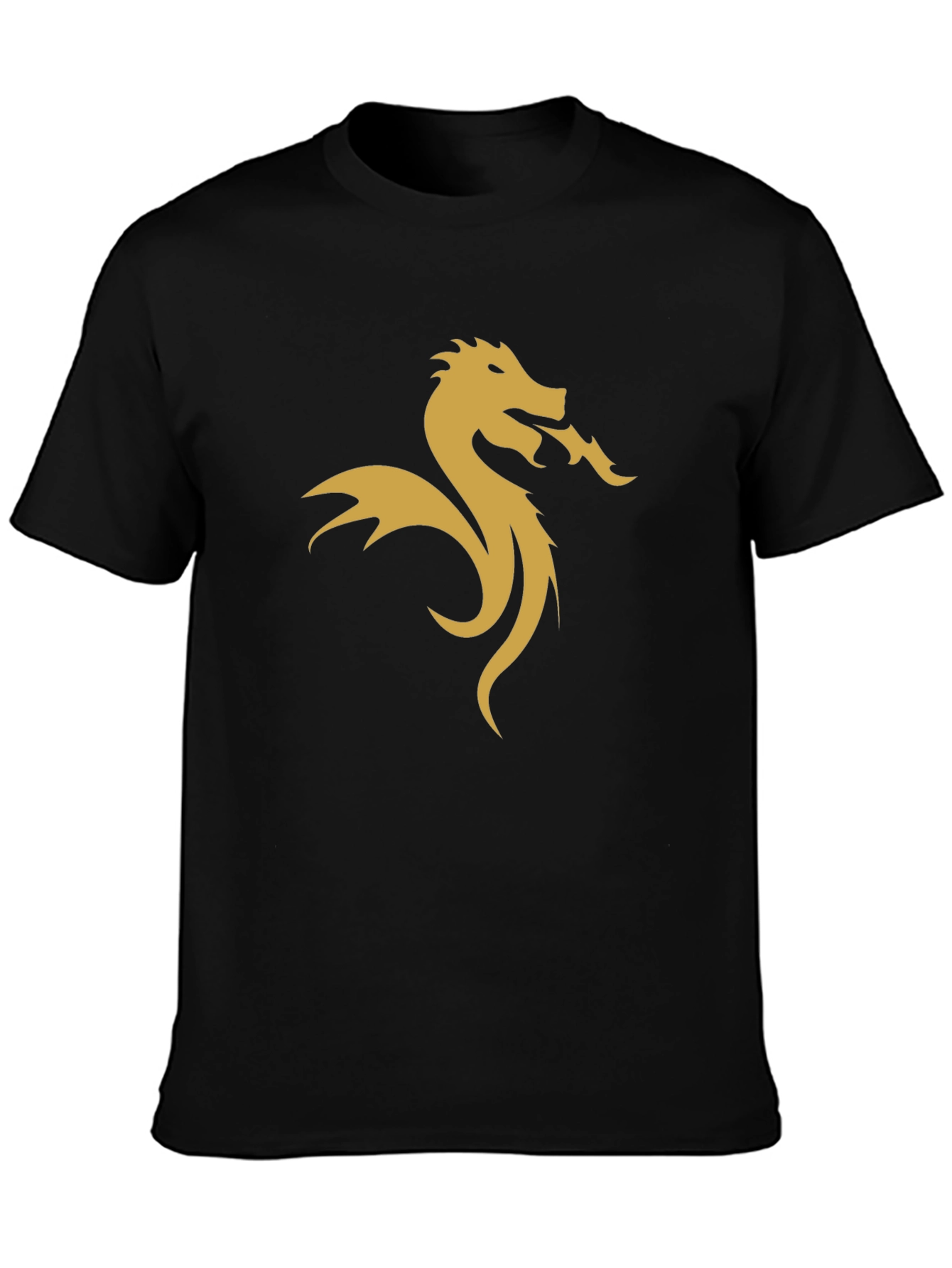 Dragon Graphic Tee - Black Stylish Design