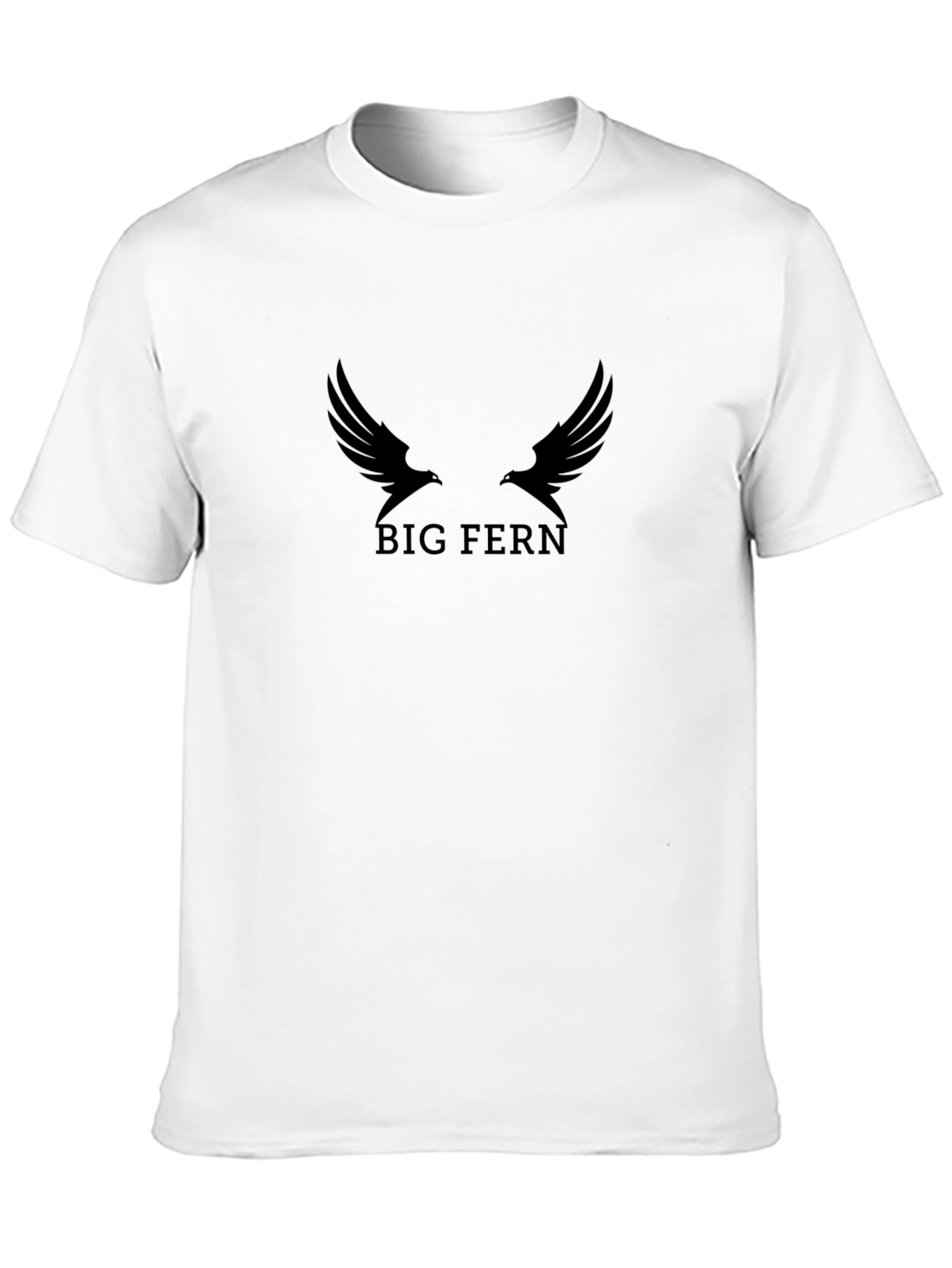 Big Fern Graphic Black T-Shirt