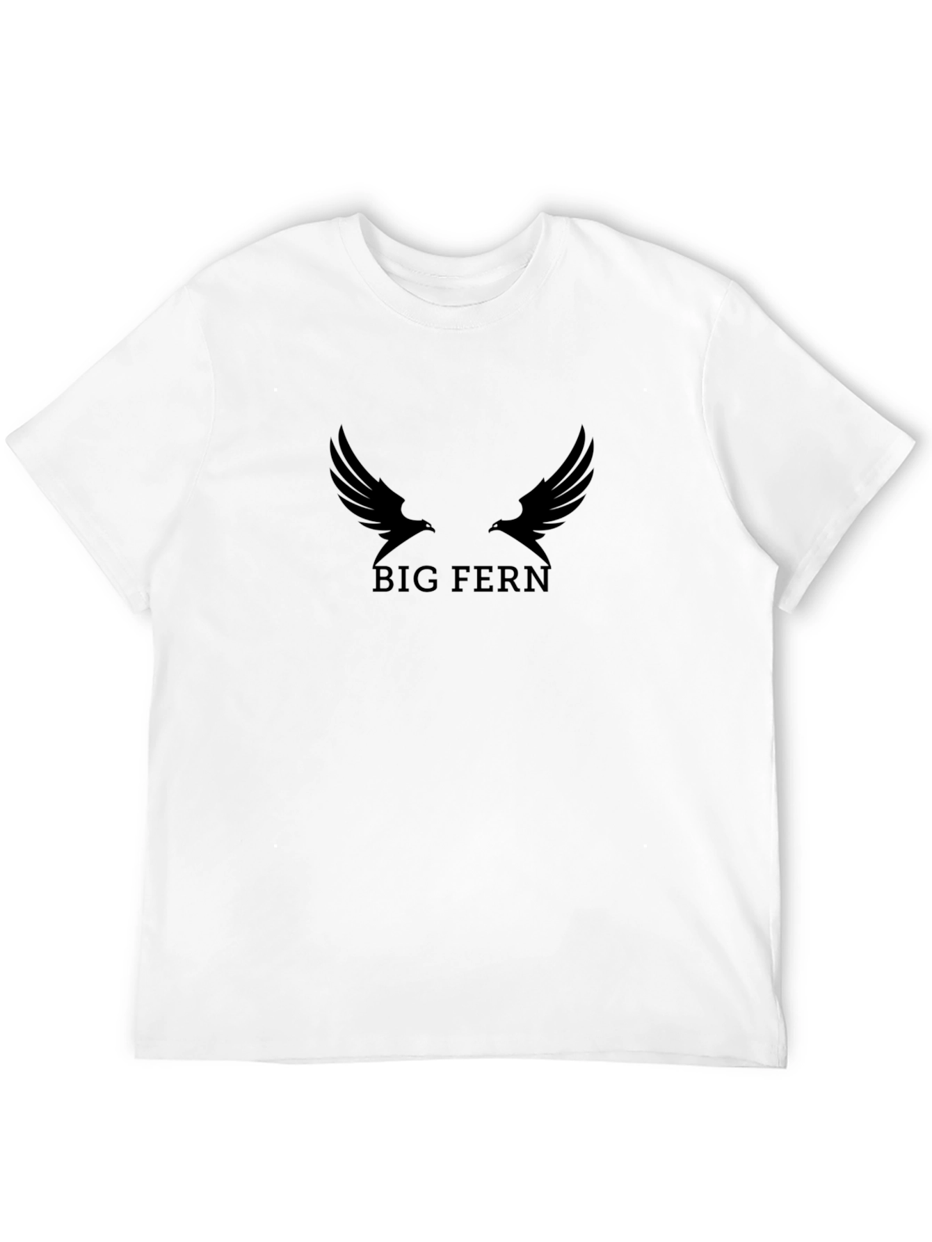 Big Fern Graphic Black T-Shirt