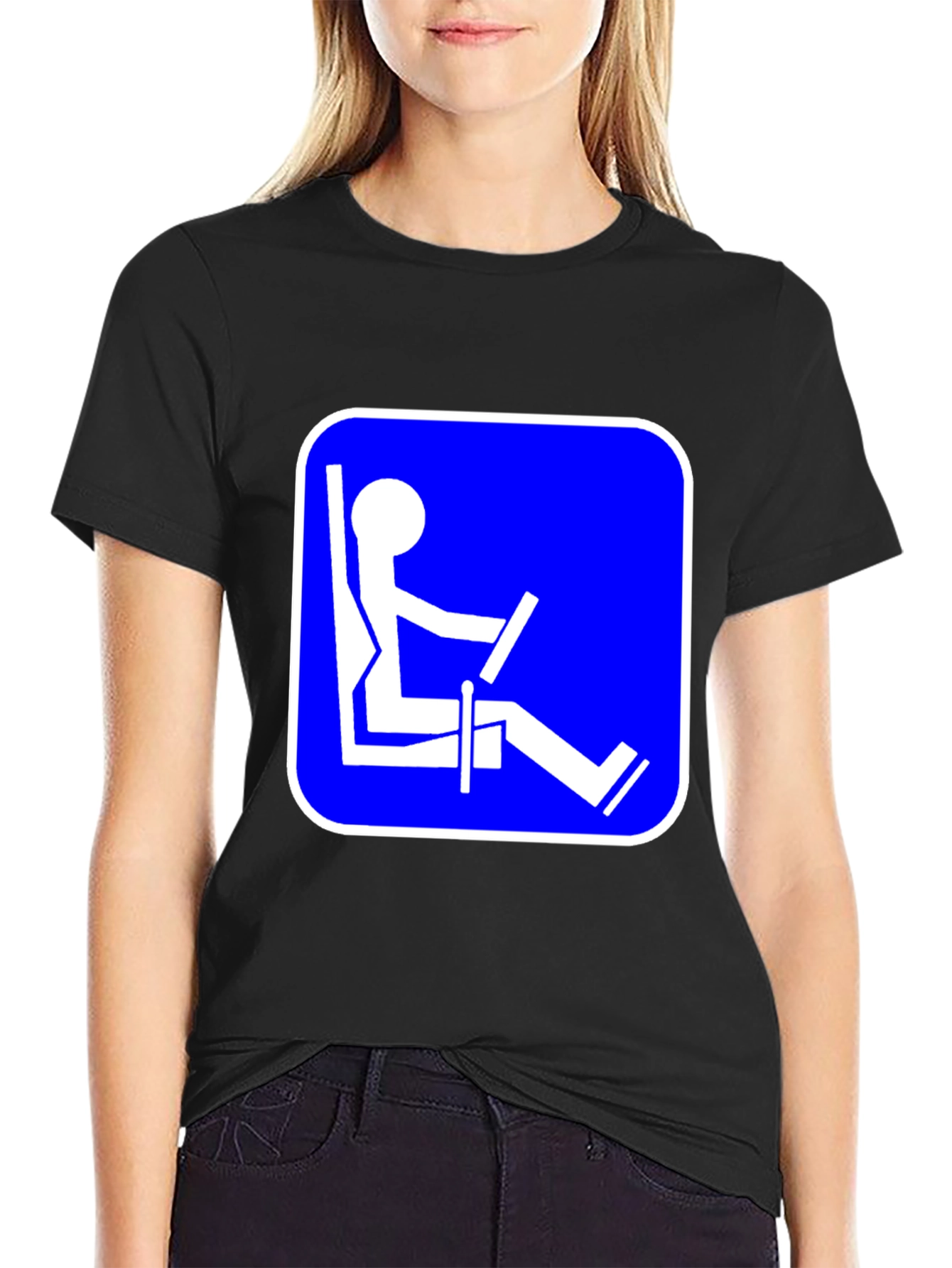 Novelty T-Shirt - Driving Symbol
