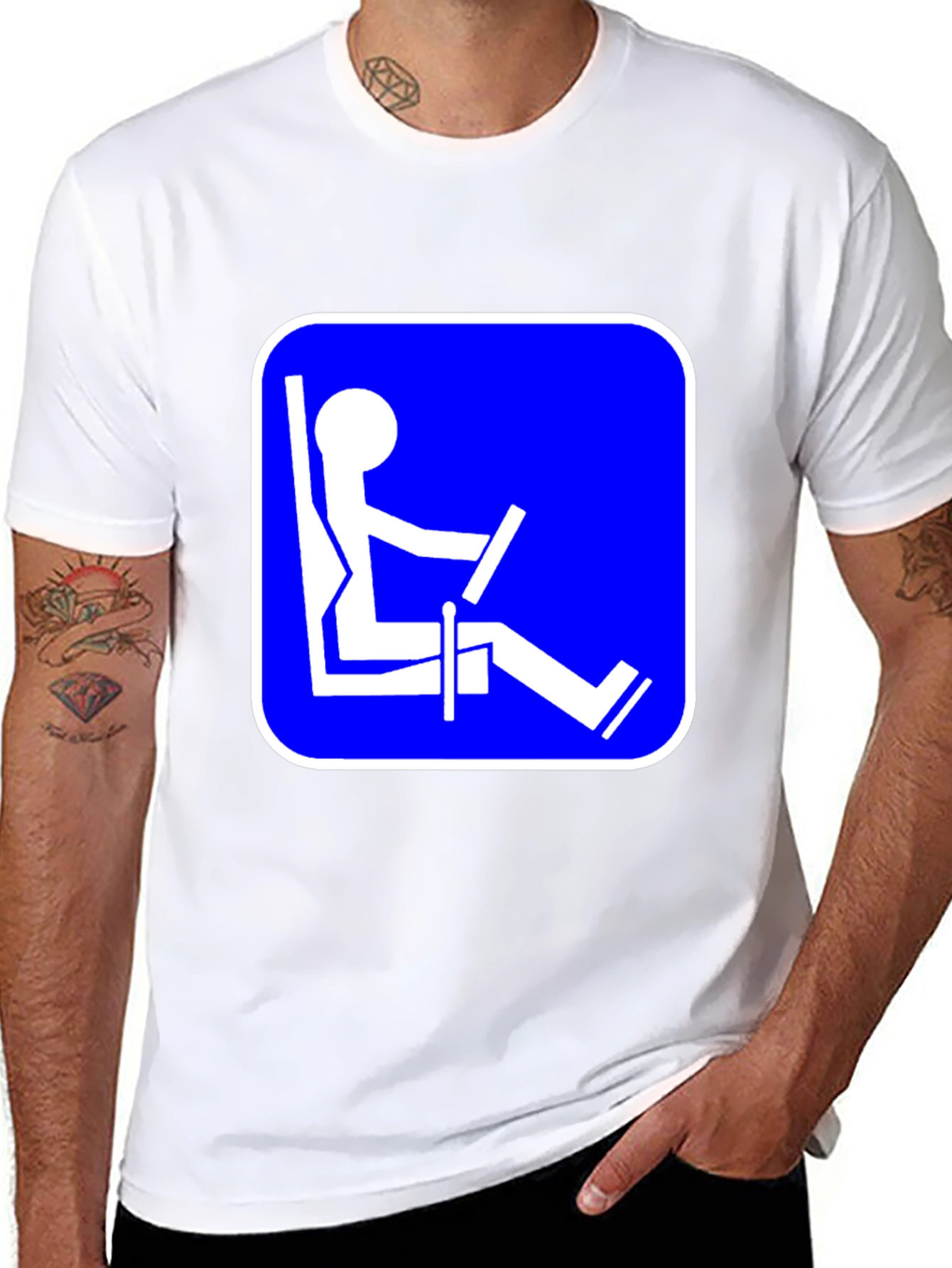 Novelty T-Shirt - Driving Symbol