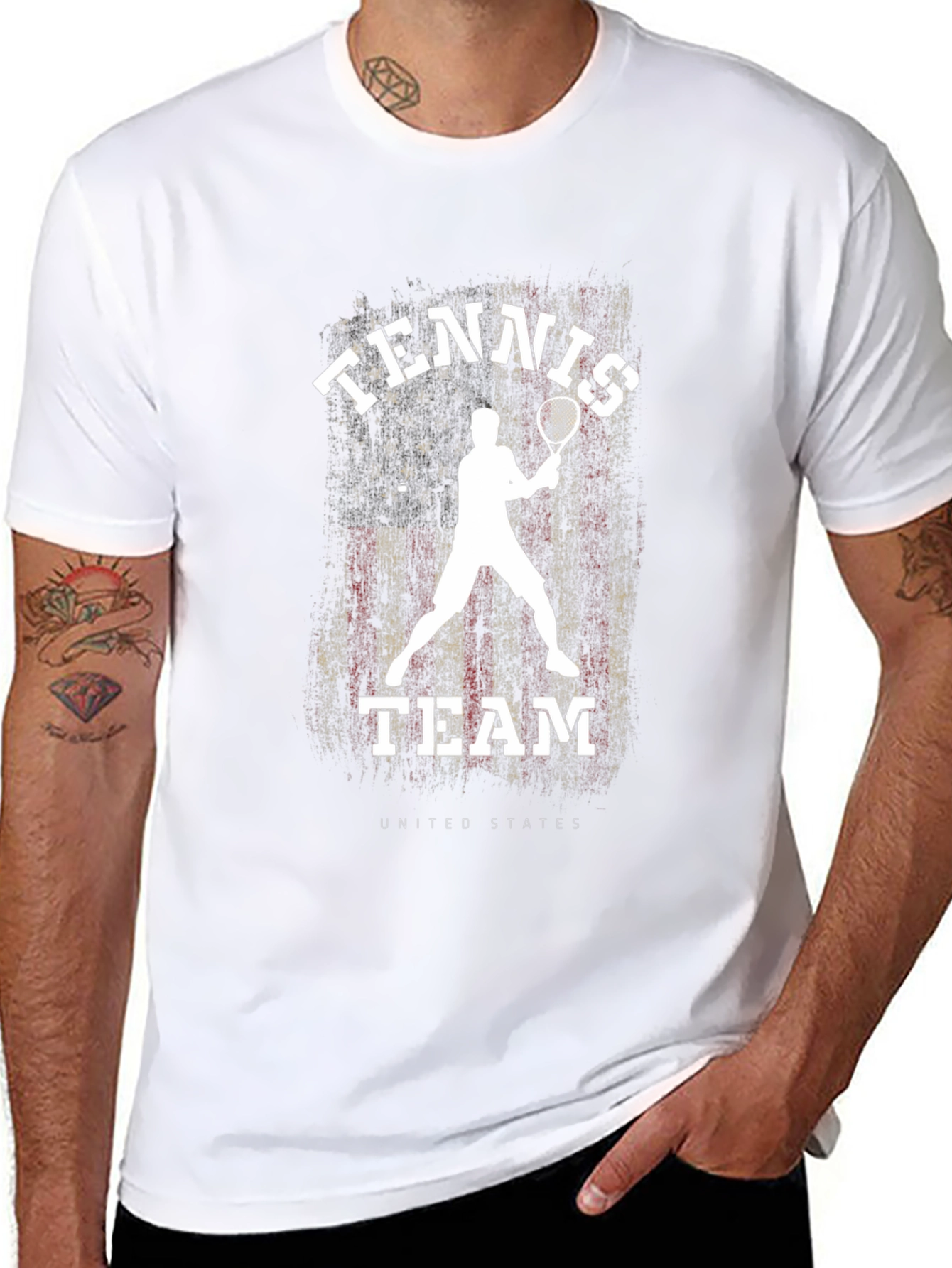 Tennis Team USA Graphic T-Shirt