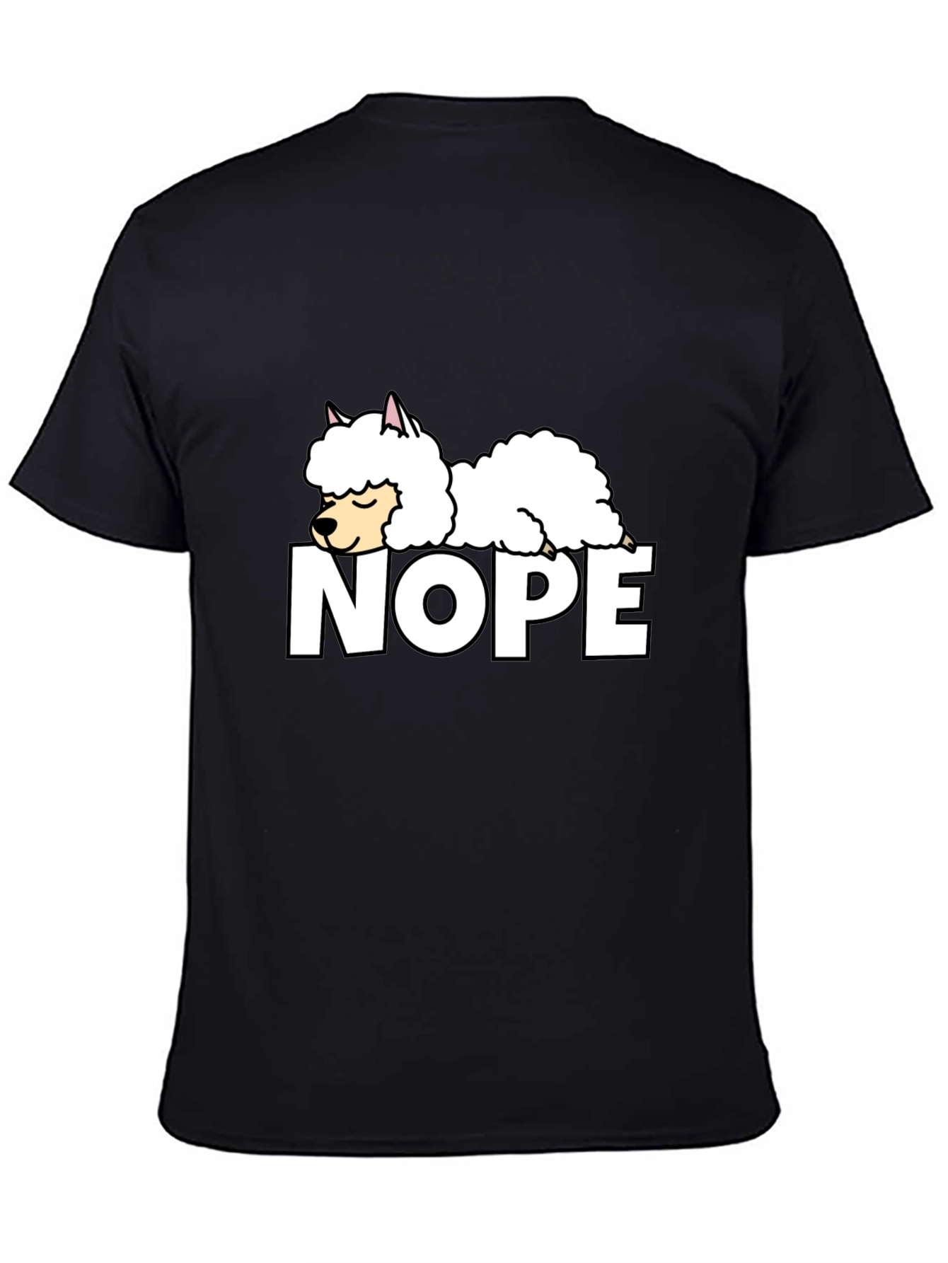 Nope Alpaca Graphic T-Shirt - Relaxed Fit