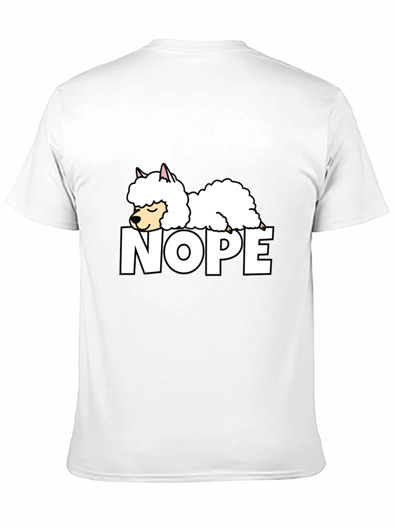 Nope Alpaca Graphic T-Shirt - Relaxed Fit