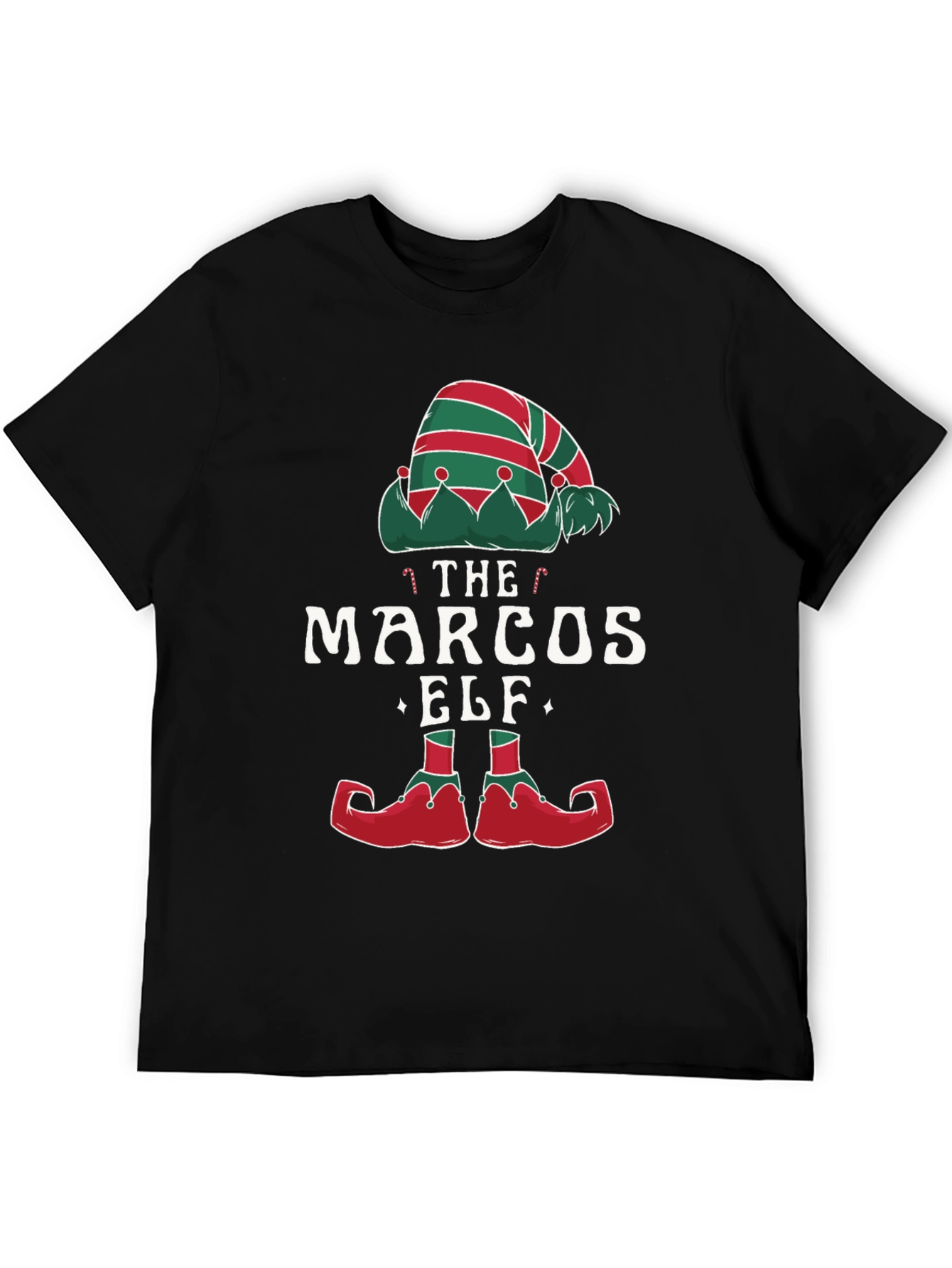 Funny The Marcos Elf Christmas Holiday T-Shirt