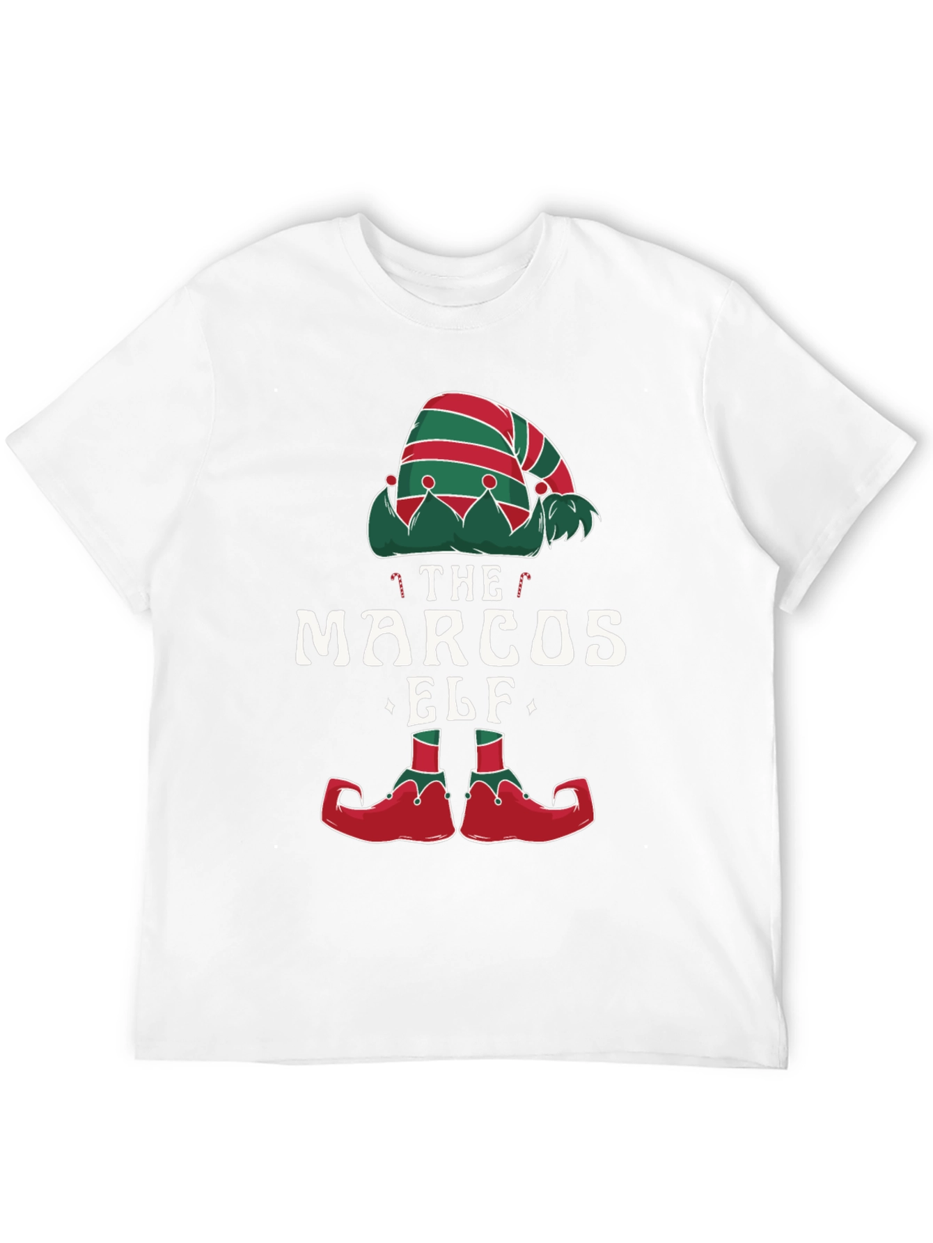 Funny The Marcos Elf Christmas Holiday T-Shirt
