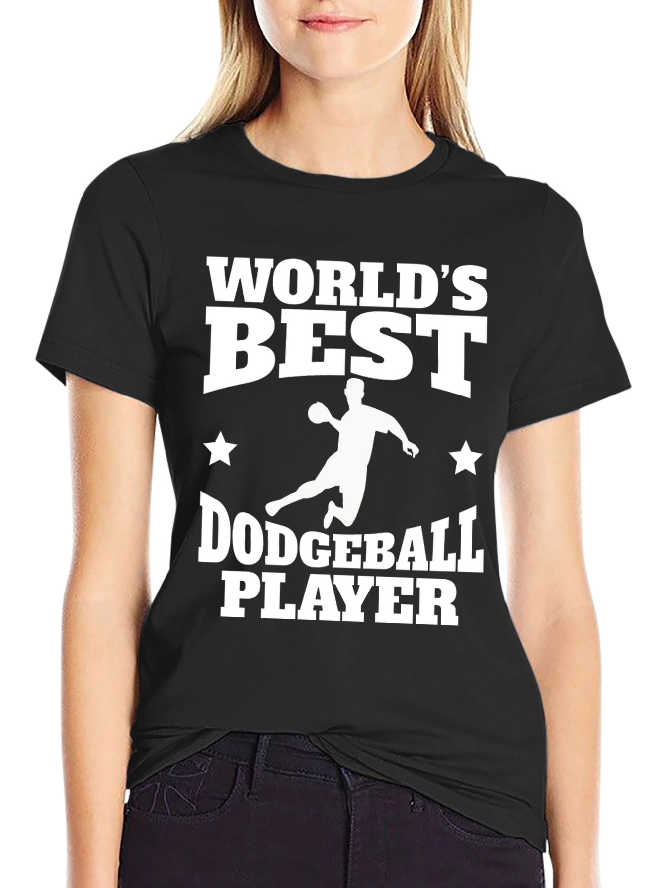 Worlds Best Dodgeball Player Graphic T-Shirt