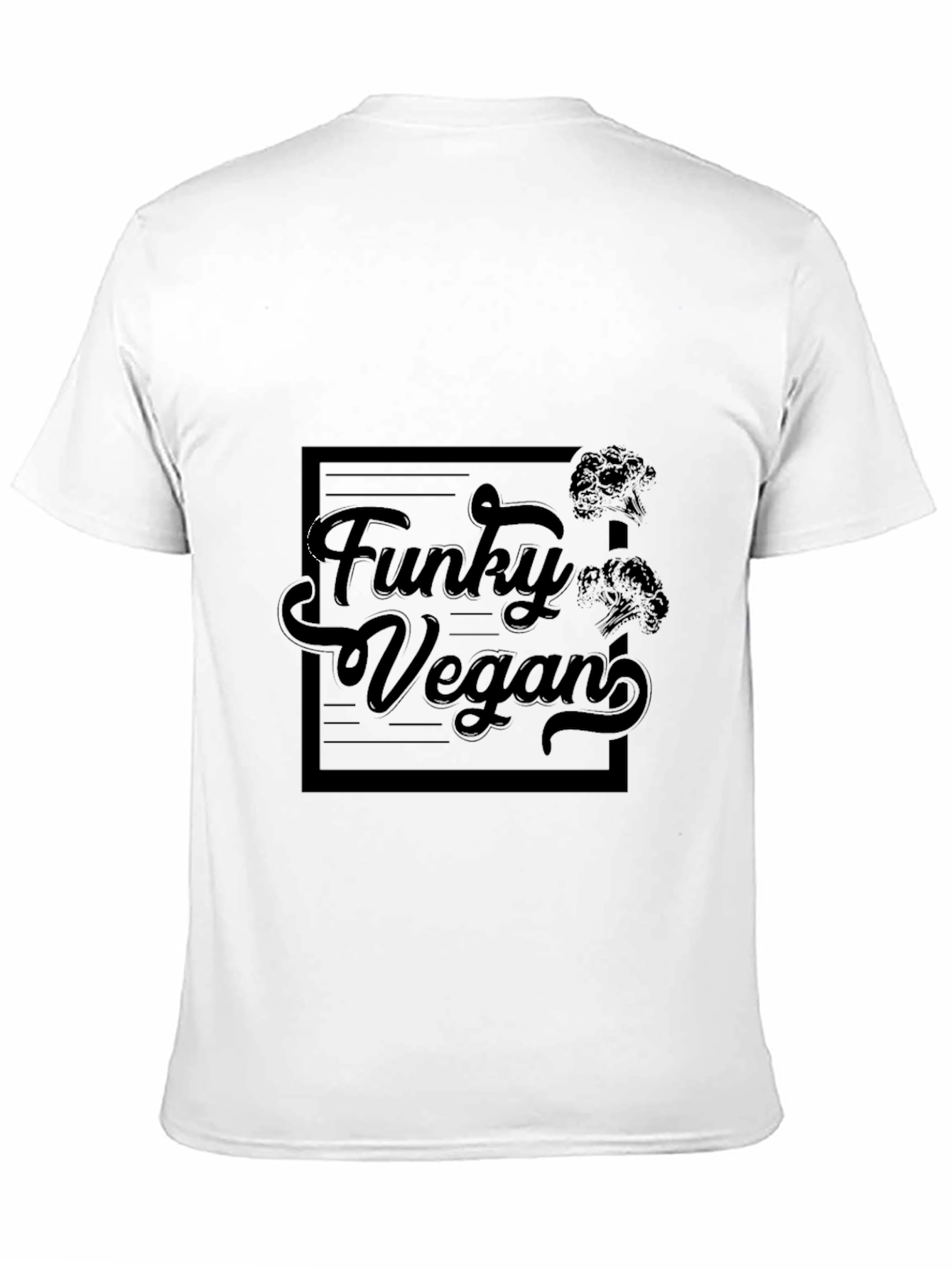 Funky Vegan Black T-Shirt - Trendy & Stylish