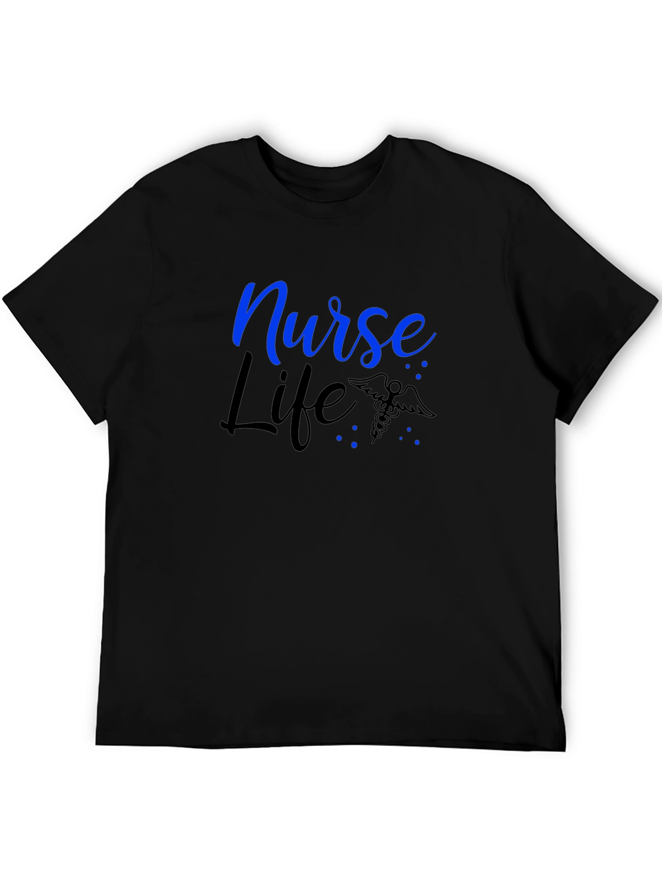 Nurse Life Graphic Tee - Black