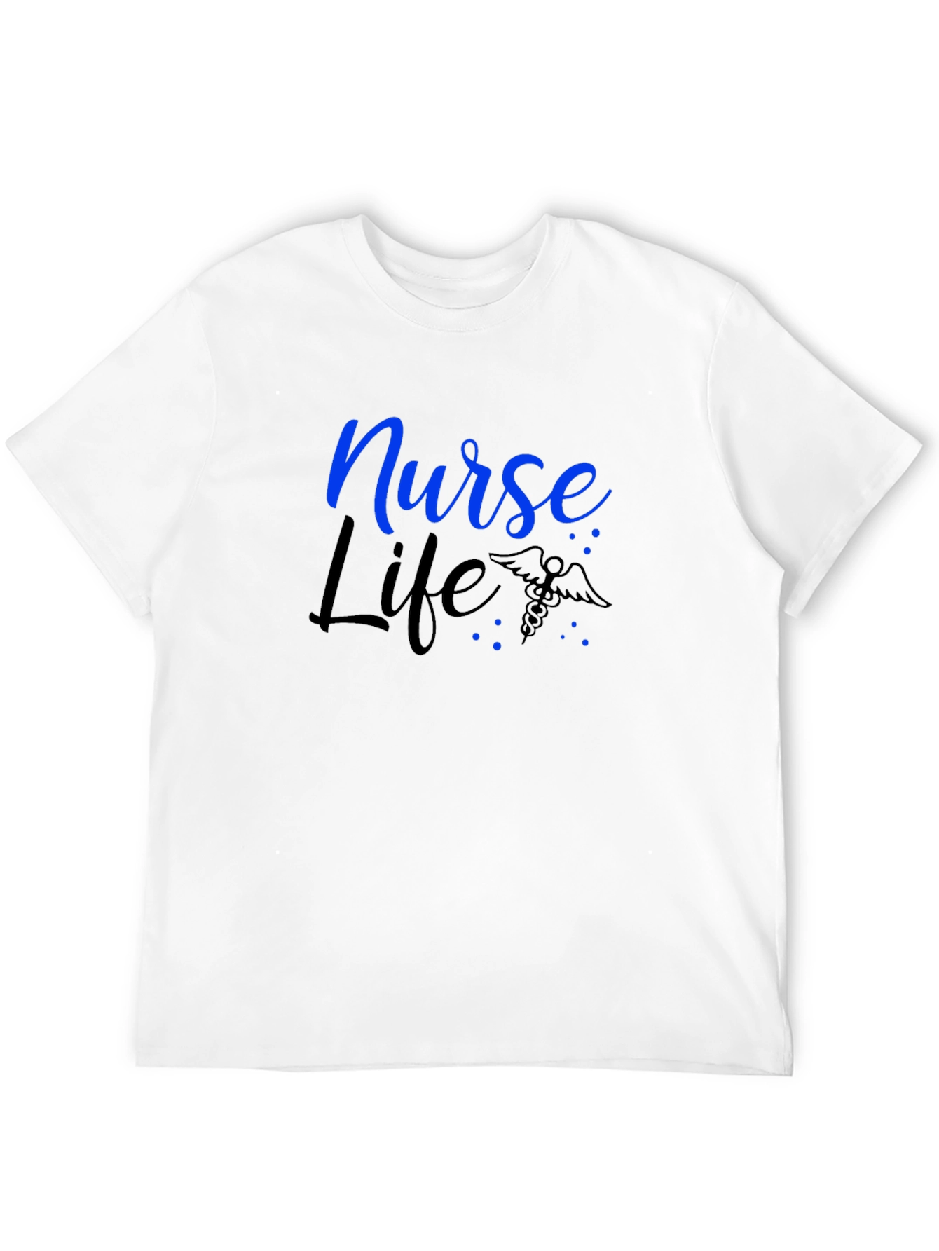 Nurse Life Graphic Tee - Black