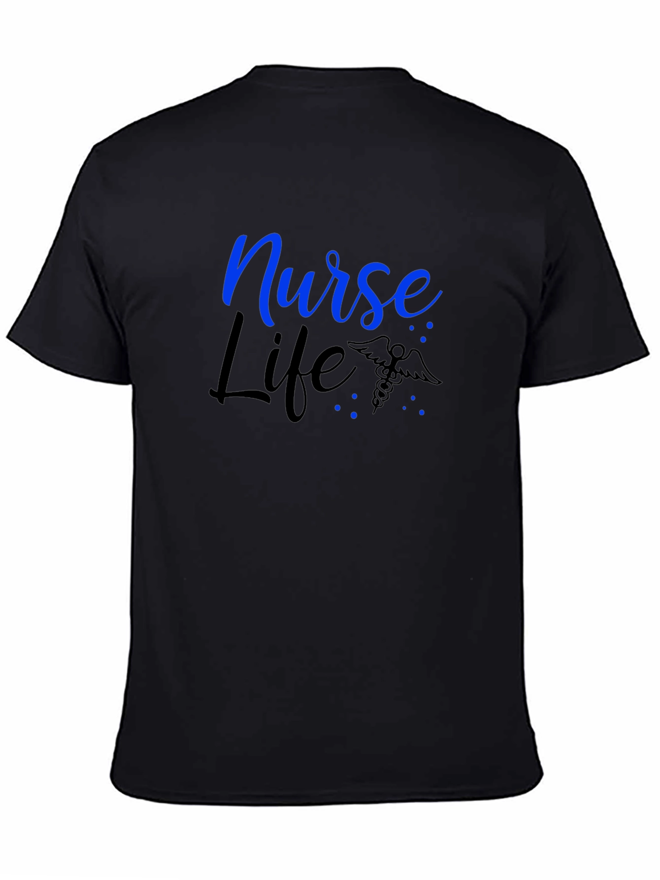 Nurse Life Graphic Tee - Black