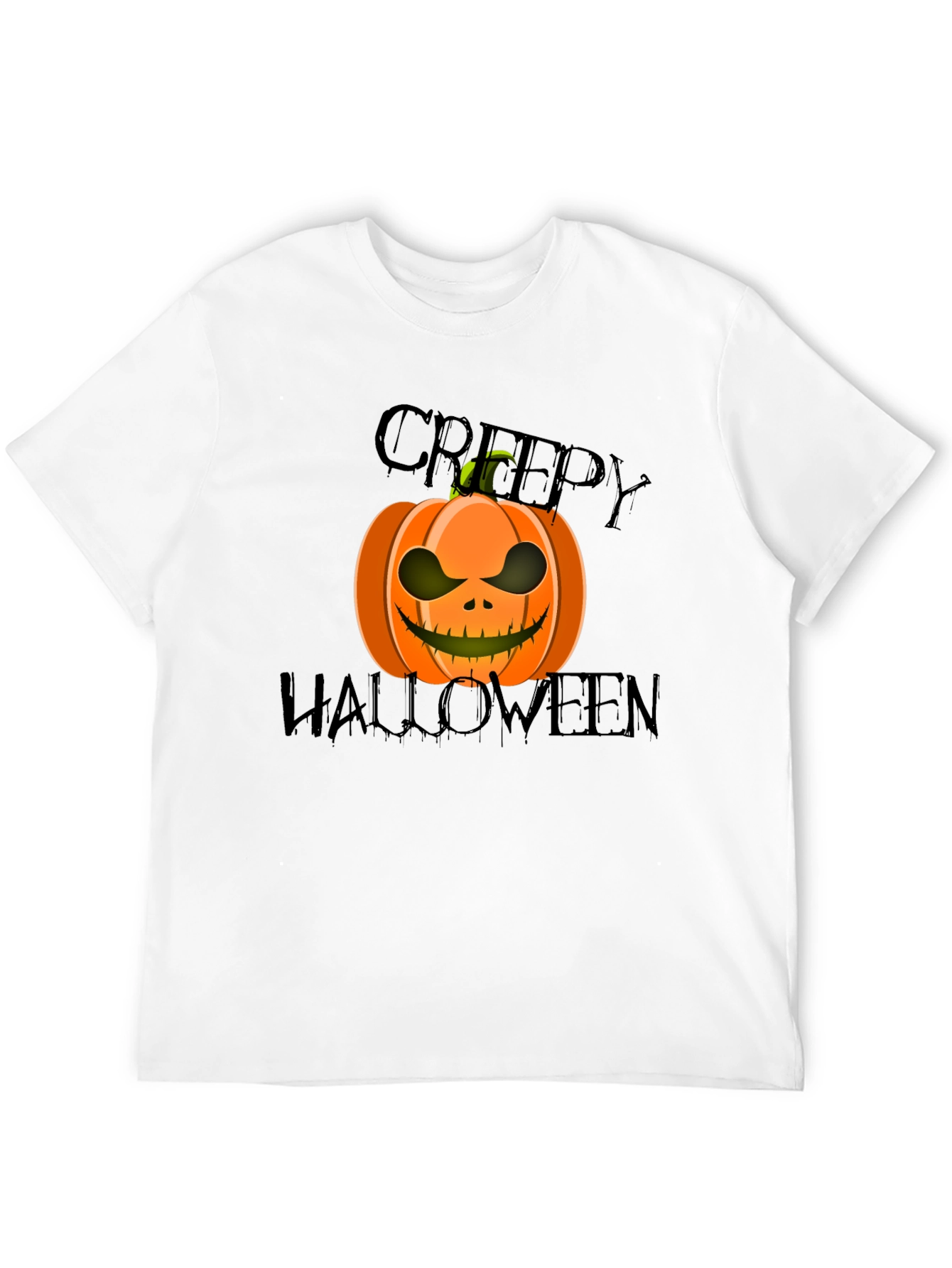 Creepy Halloween Pumpkin T-Shirt