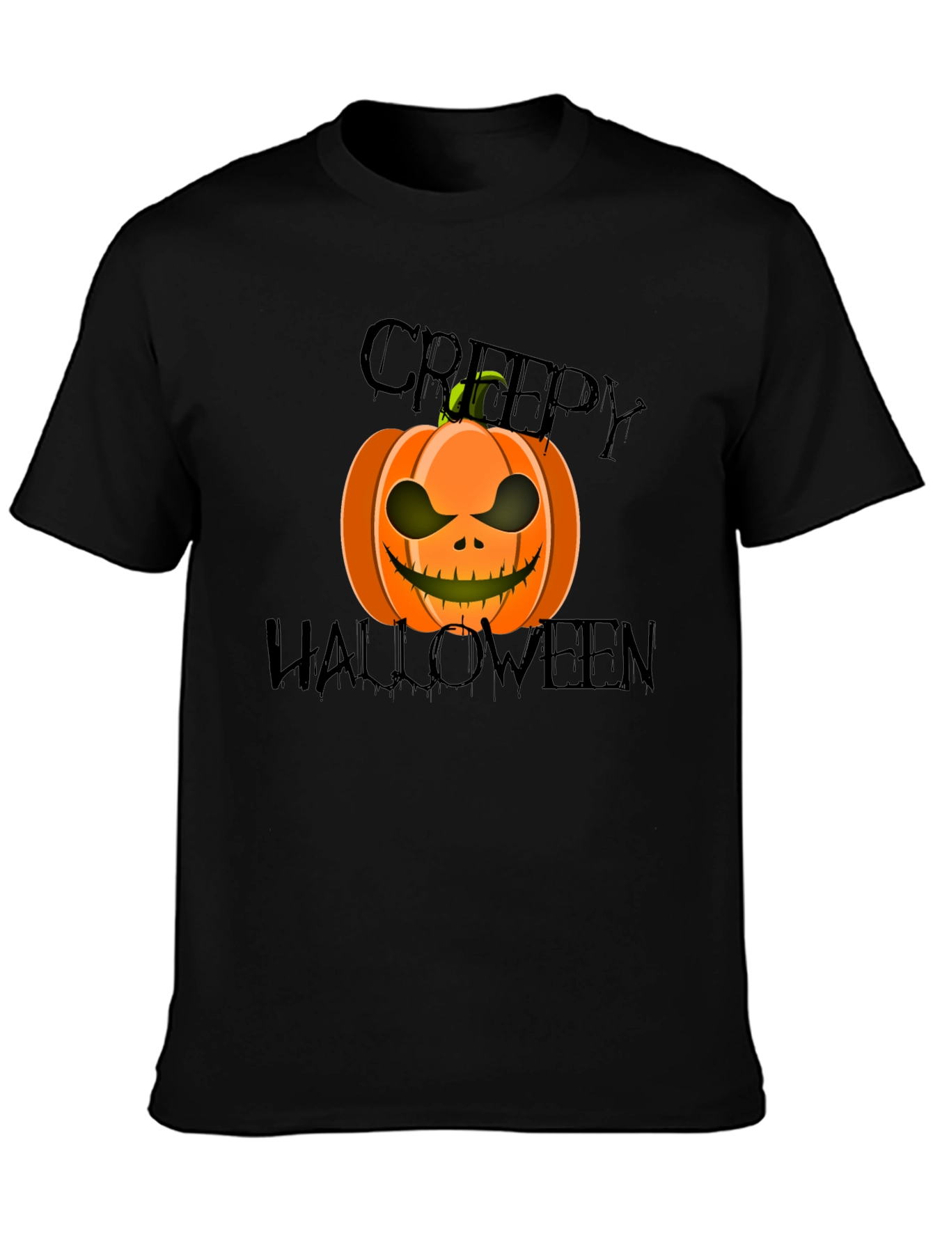 Creepy Halloween Pumpkin T-Shirt