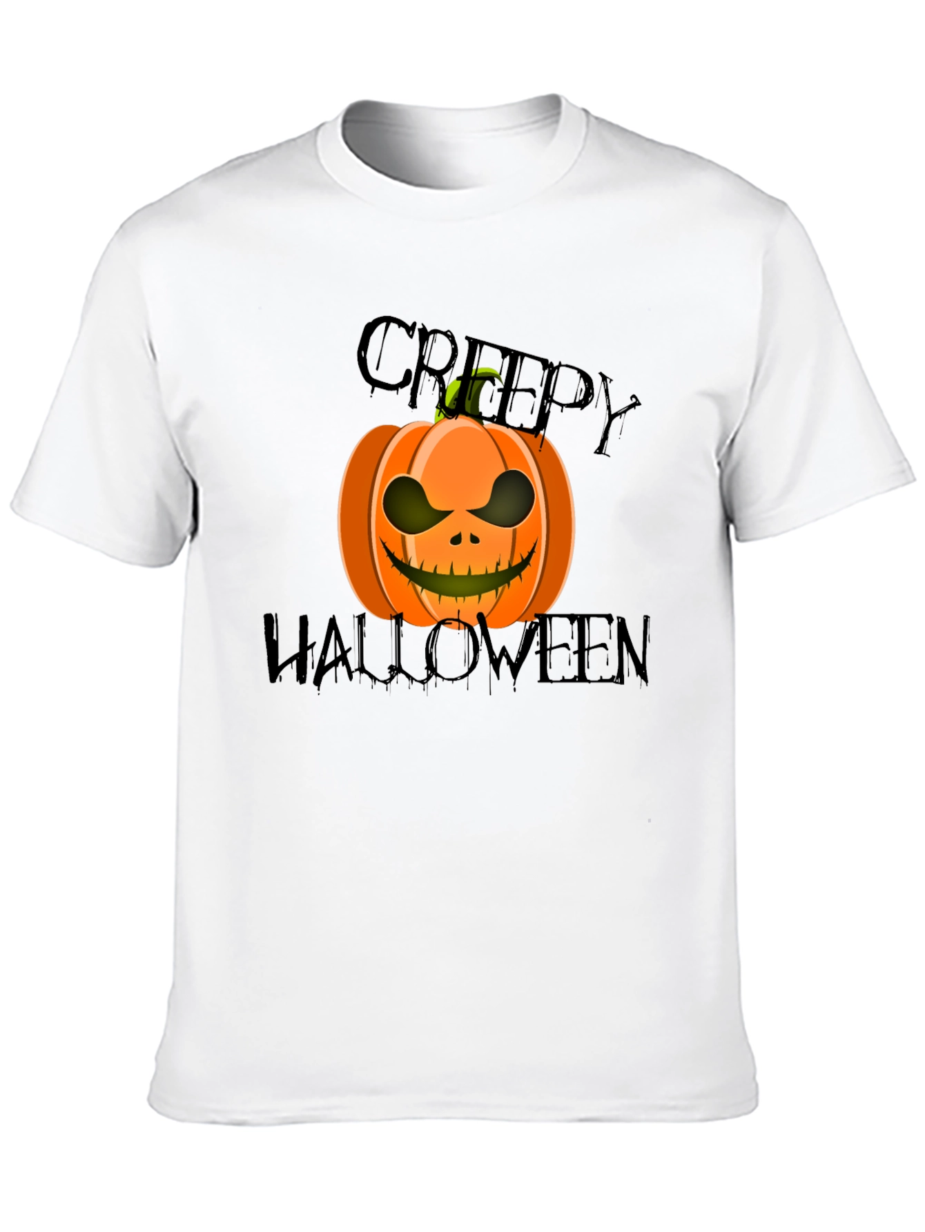 Creepy Halloween Pumpkin T-Shirt