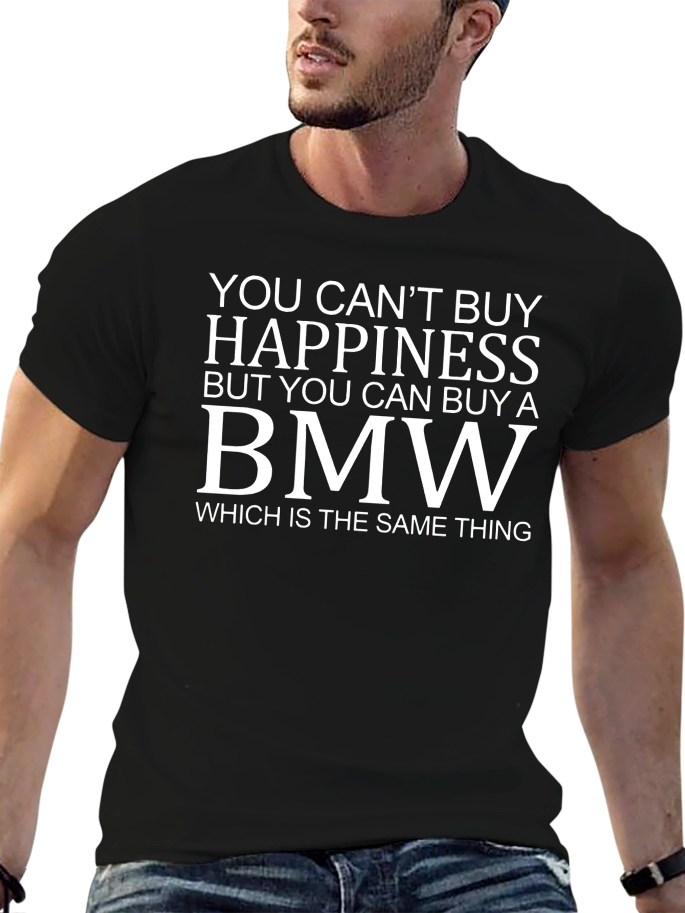 BMW Happiness T-Shirt - Premium Cotton Tee