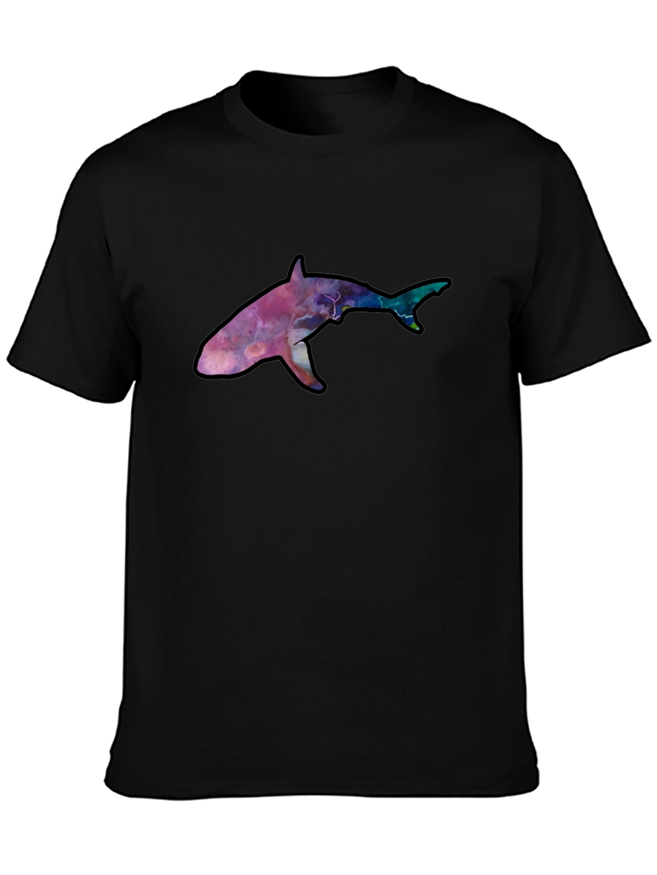 Shark Galaxy T-Shirt - Cosmic Ocean Tee
