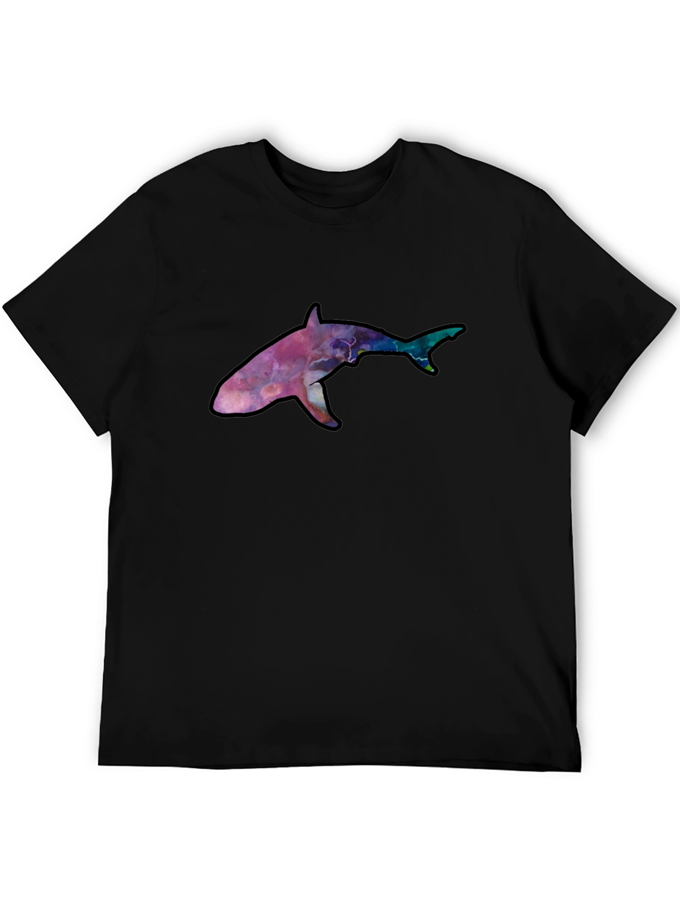 Shark Galaxy T-Shirt - Cosmic Ocean Tee