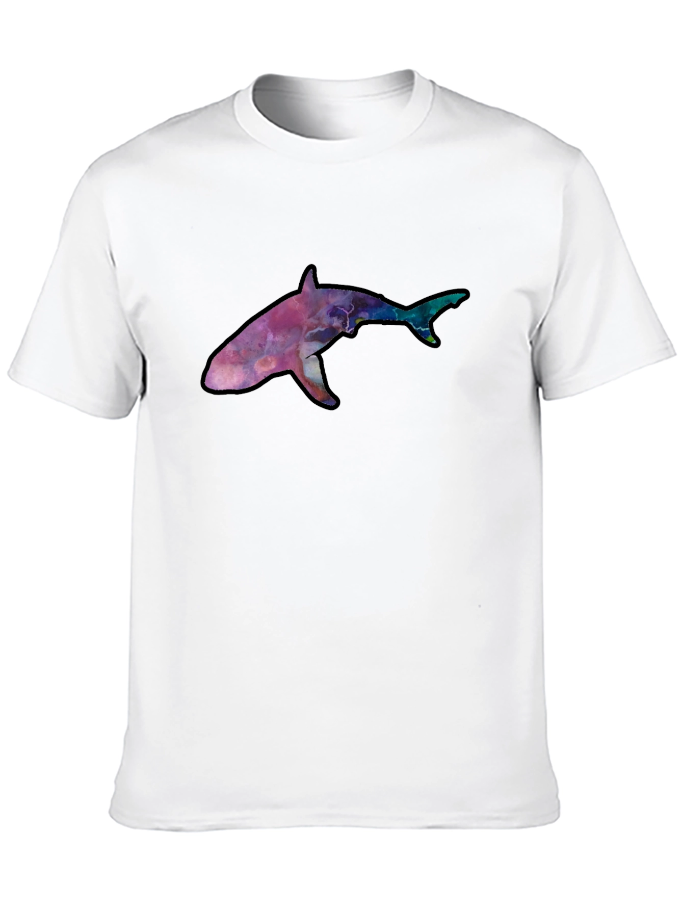 Shark Galaxy T-Shirt - Cosmic Ocean Tee