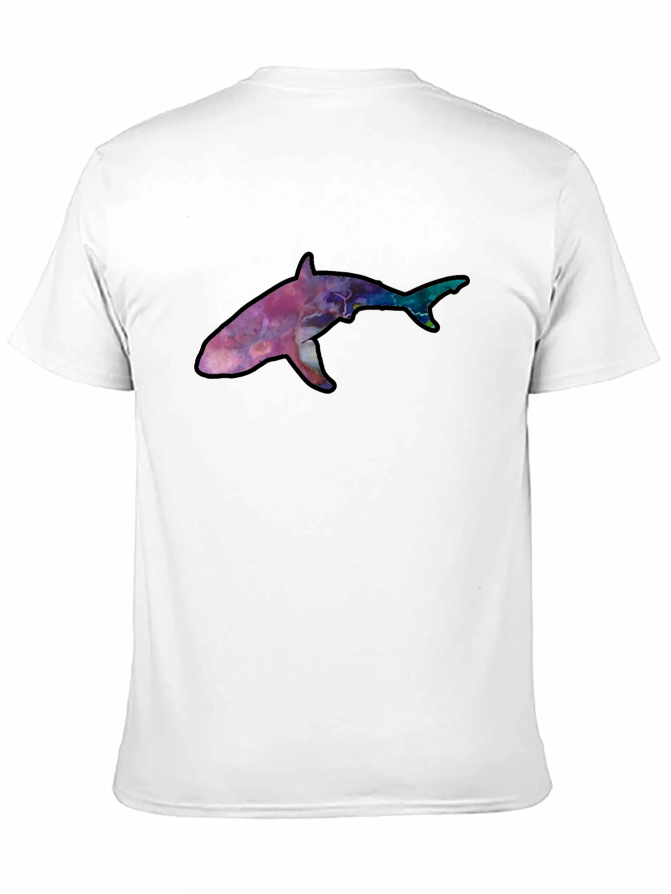 Shark Galaxy T-Shirt - Cosmic Ocean Tee