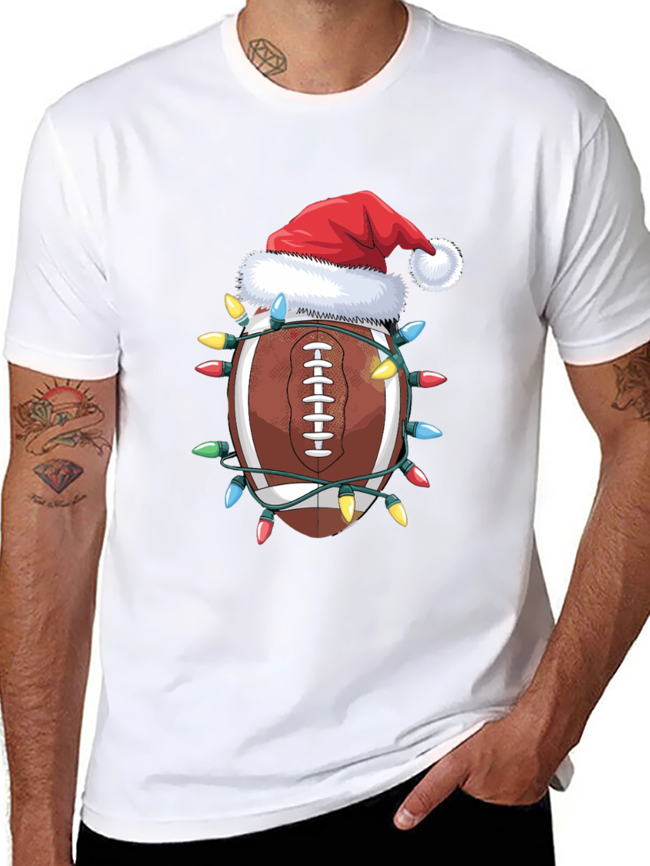 Festive Football Christmas T-Shirt
