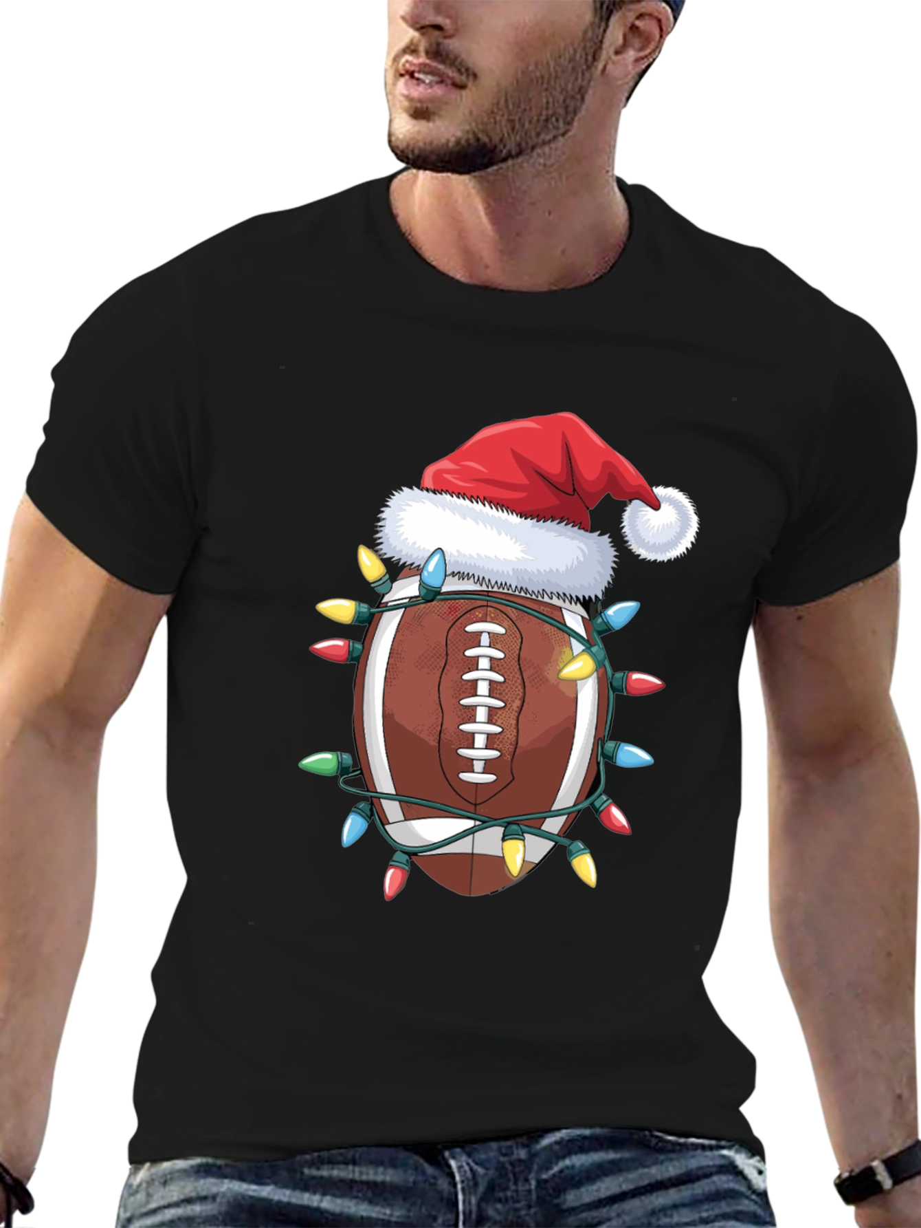 Festive Football Christmas T-Shirt