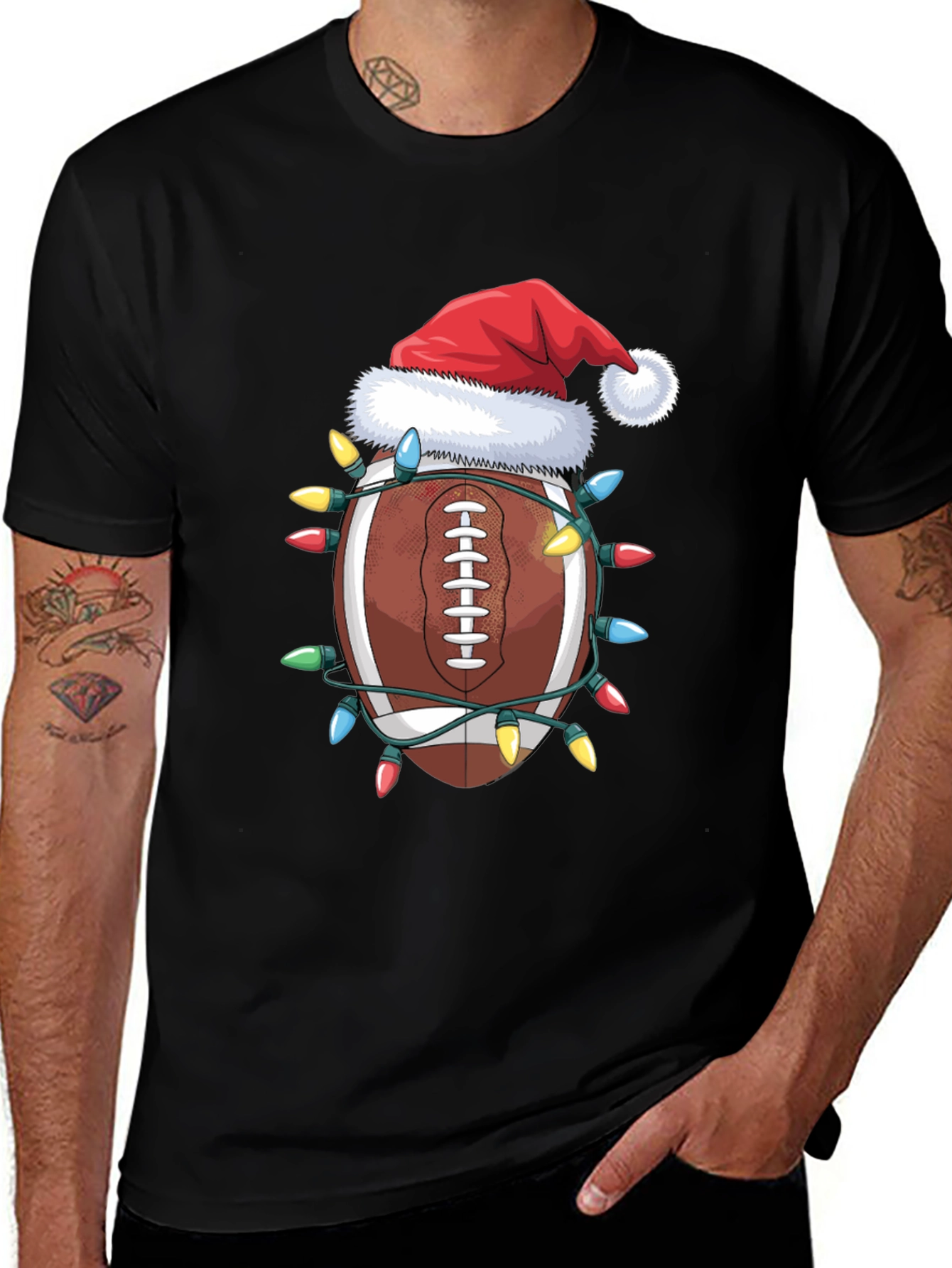 Festive Football Christmas T-Shirt