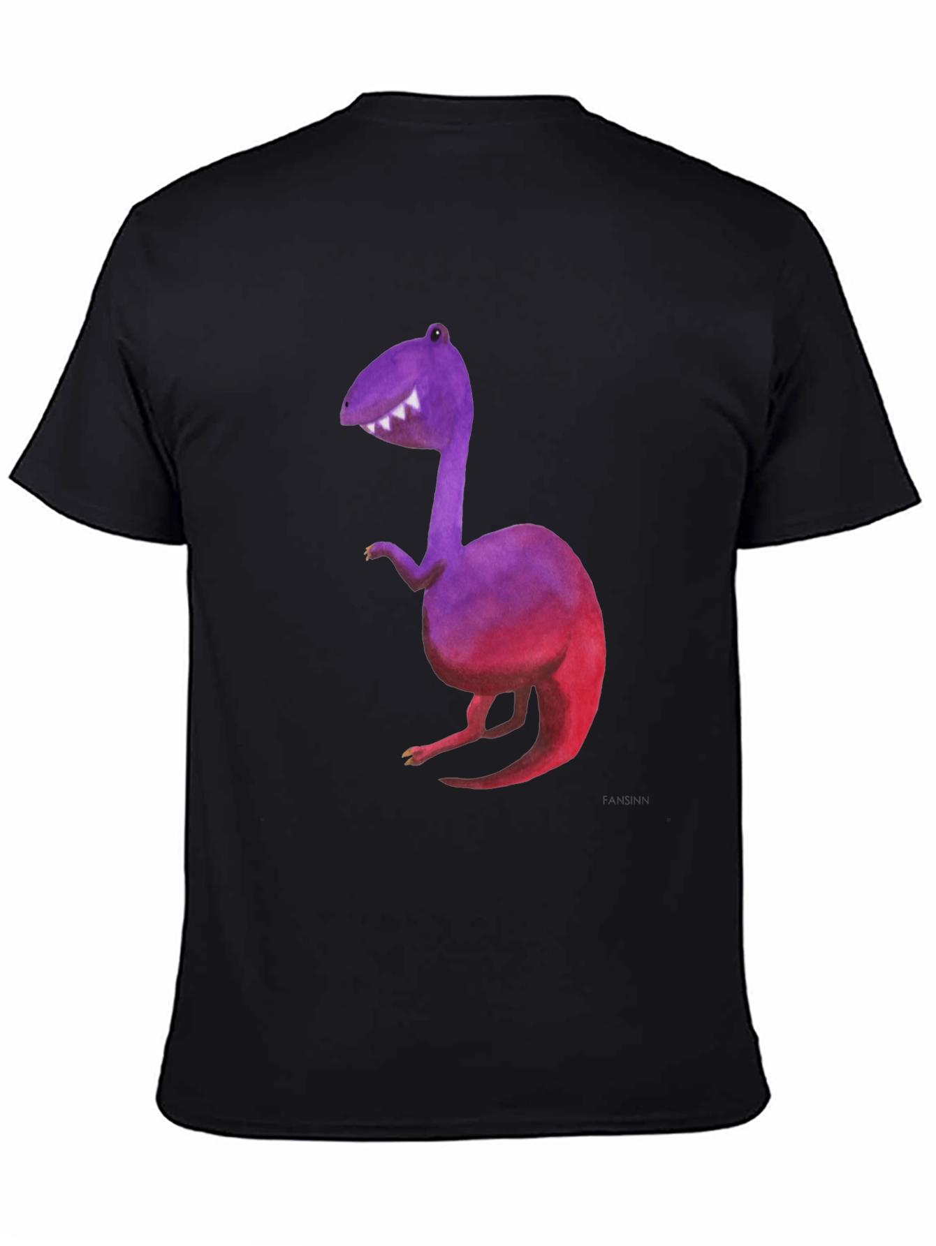 Dino Graphic Tee - Black Short Sleeve T-Shirt
