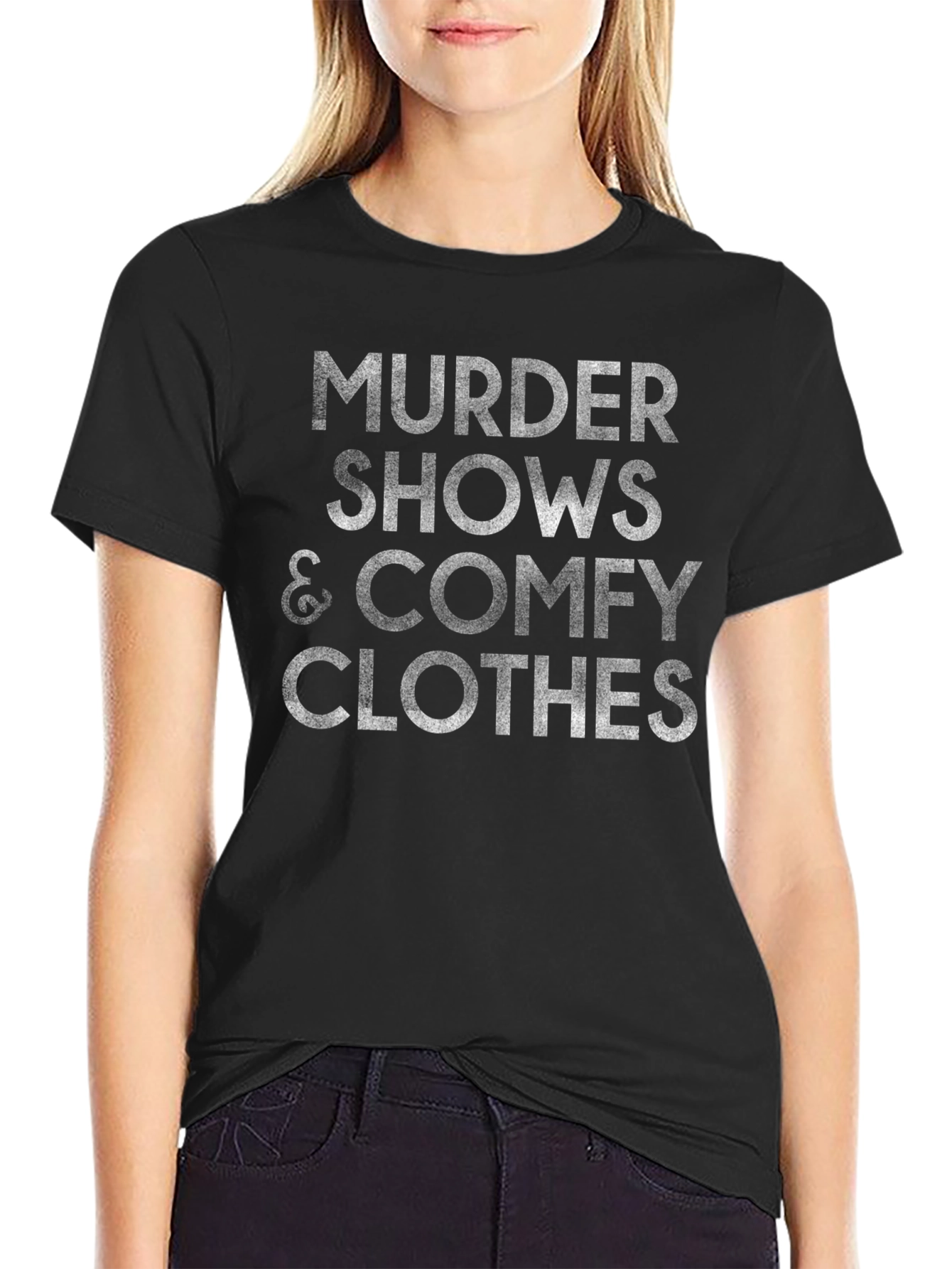 Murder Shows & Comfy Clothes Graphic T-Shirt