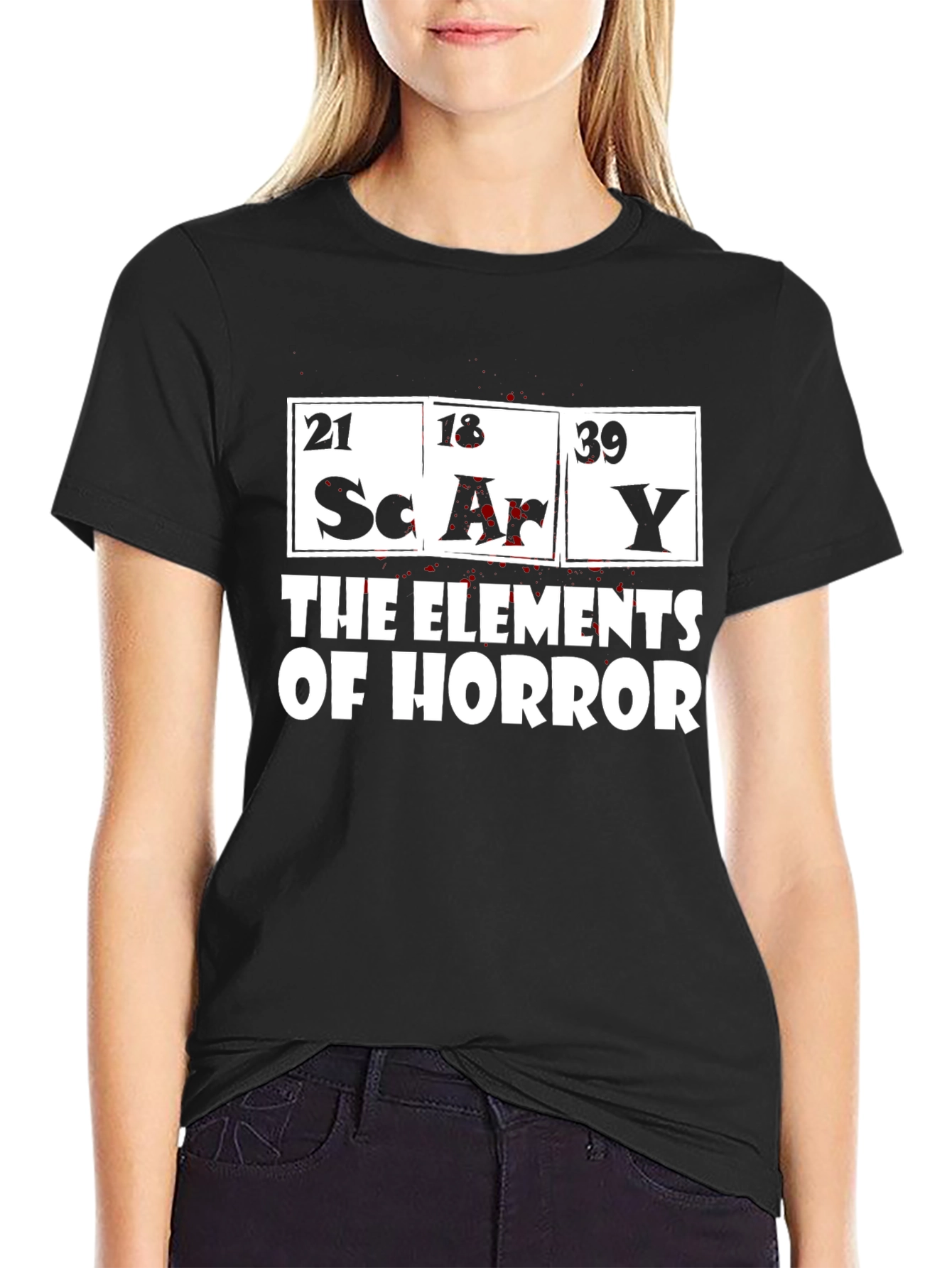 Scary Elements of Horror Graphic T-Shirt