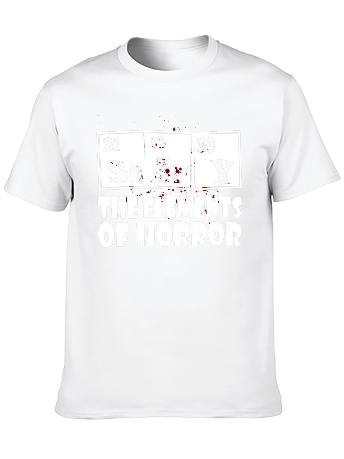 Scary Elements of Horror Graphic T-Shirt