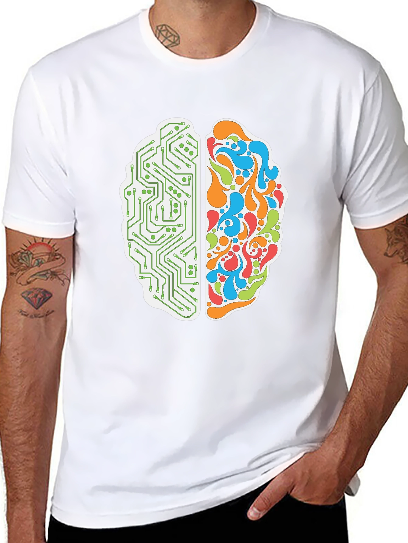 Brain Circuitry T-Shirt - Creative Mind Apparel