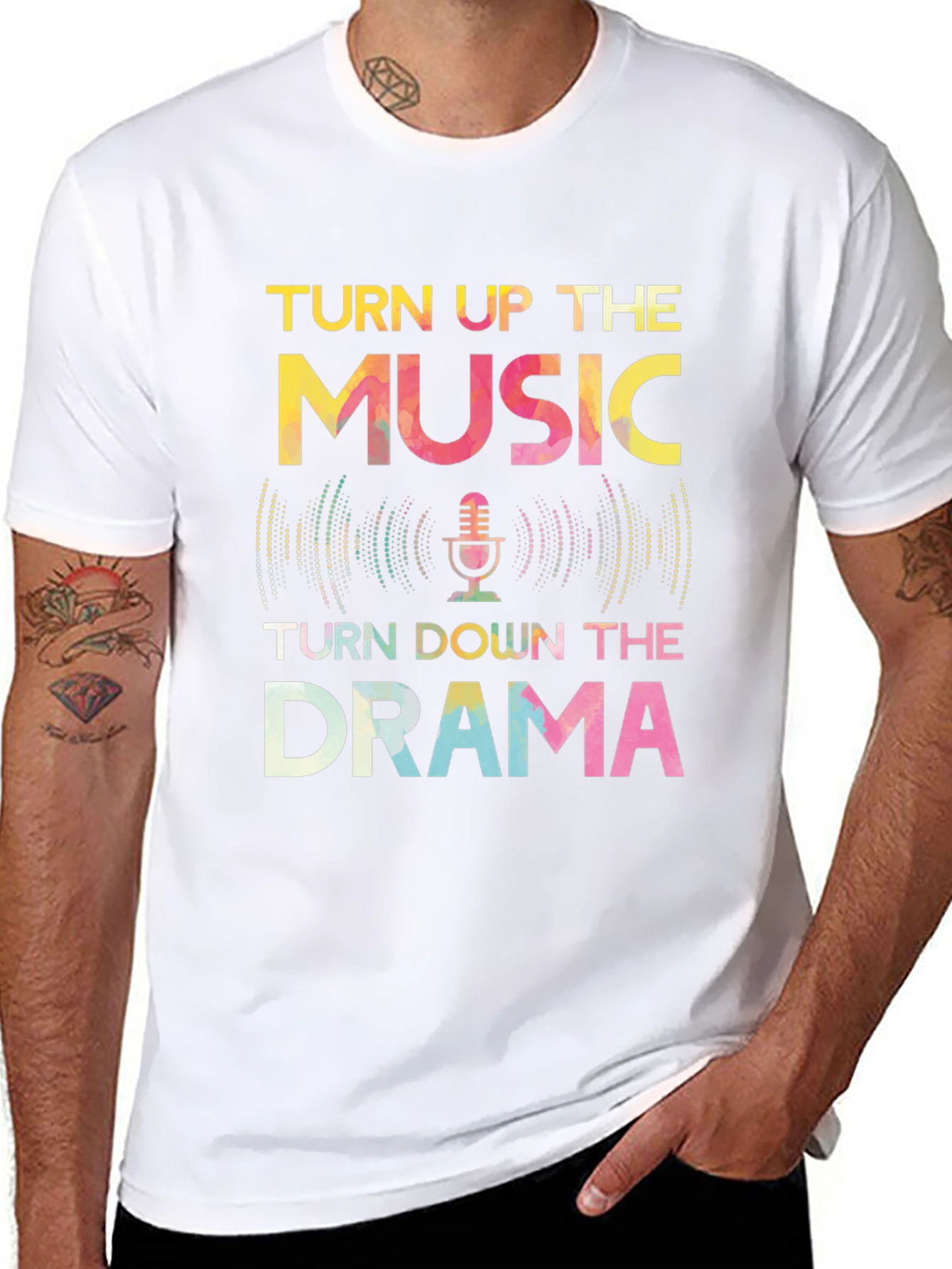 Turn Up The Music Graphic Tee