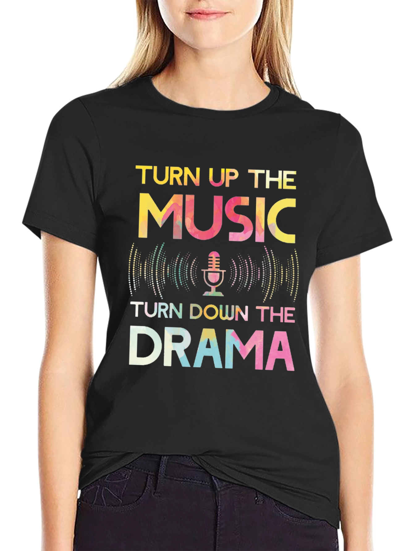 Turn Up The Music Graphic Tee