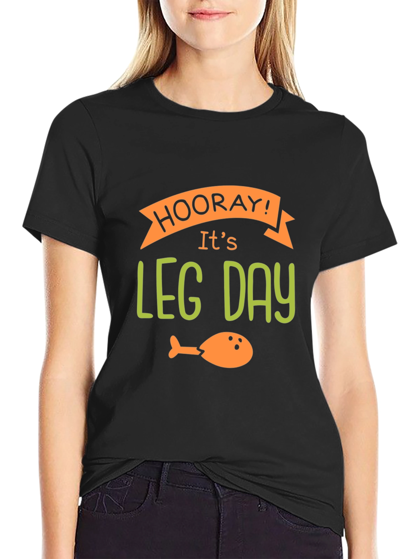 Hooray Its Leg Day Graphic T-Shirt