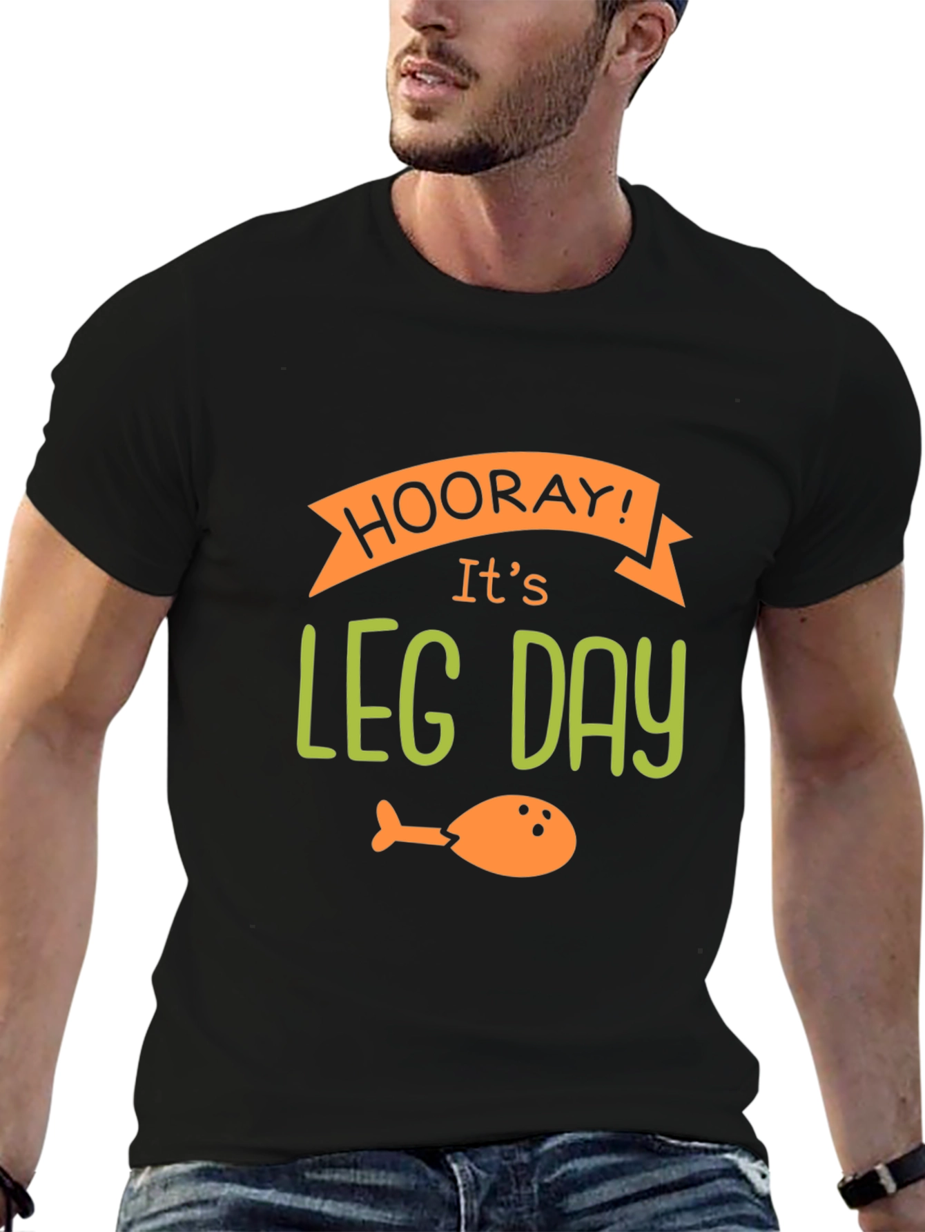 Hooray Its Leg Day Graphic T-Shirt