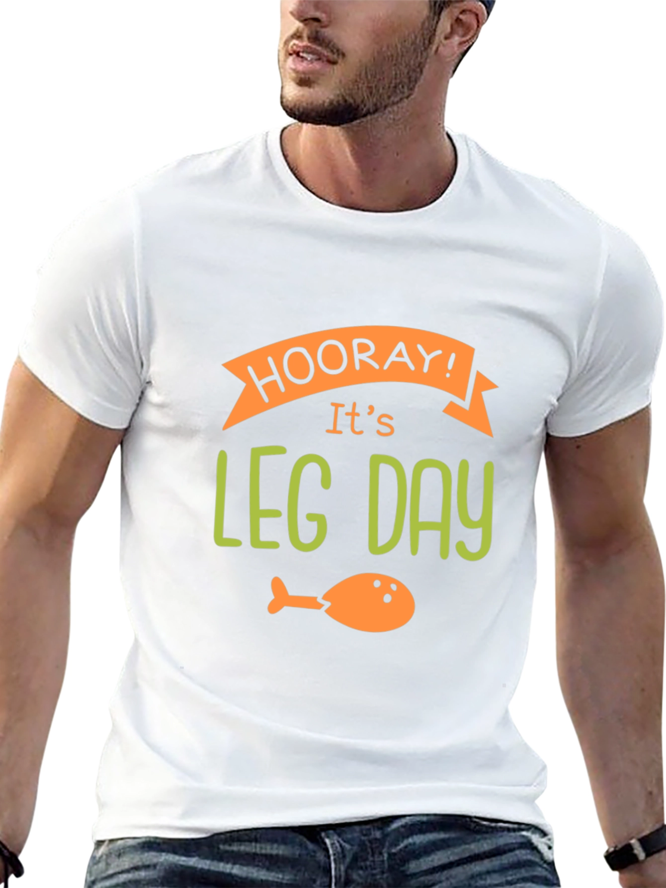 Hooray Its Leg Day Graphic T-Shirt