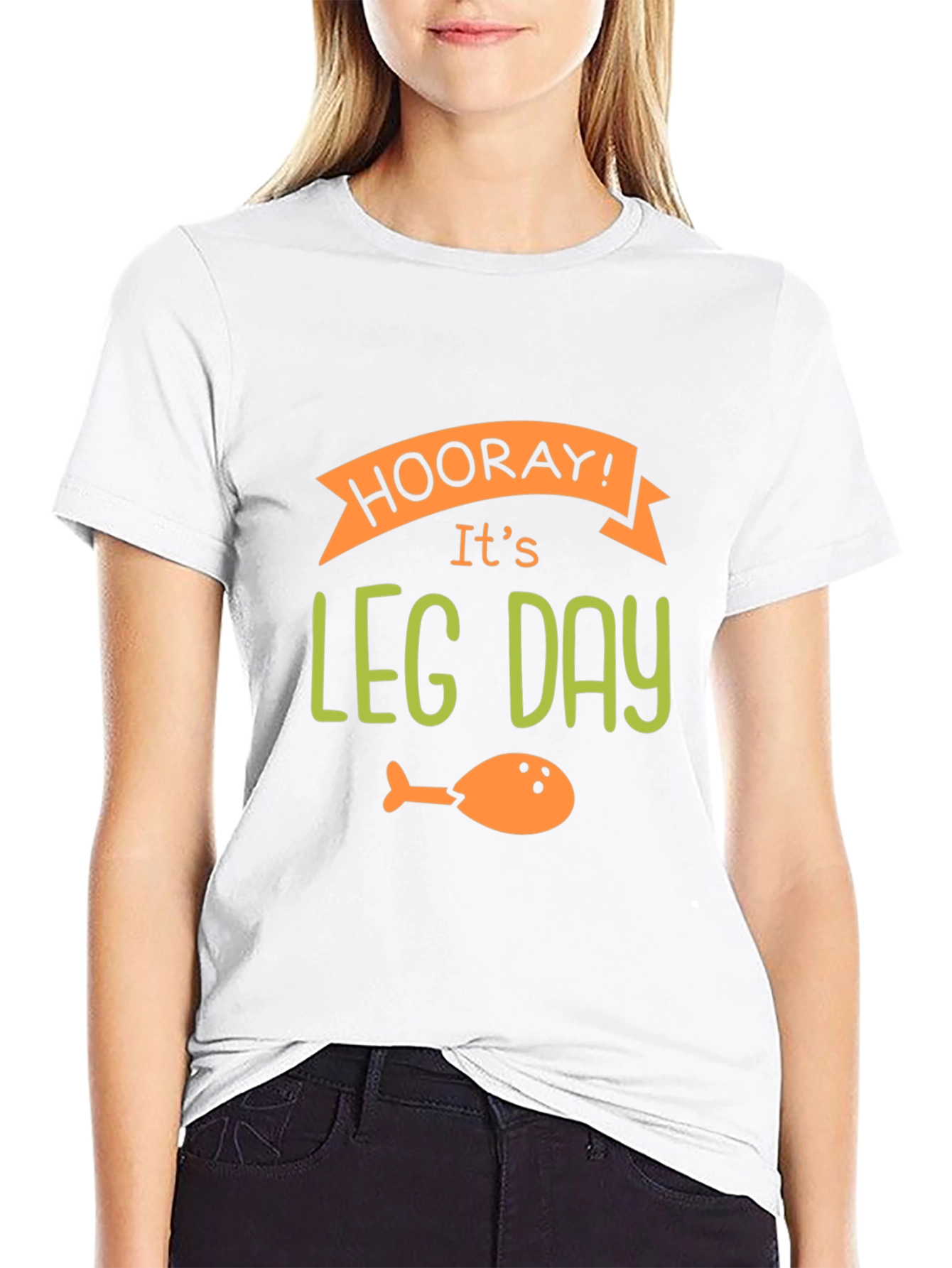 Hooray Its Leg Day Graphic T-Shirt