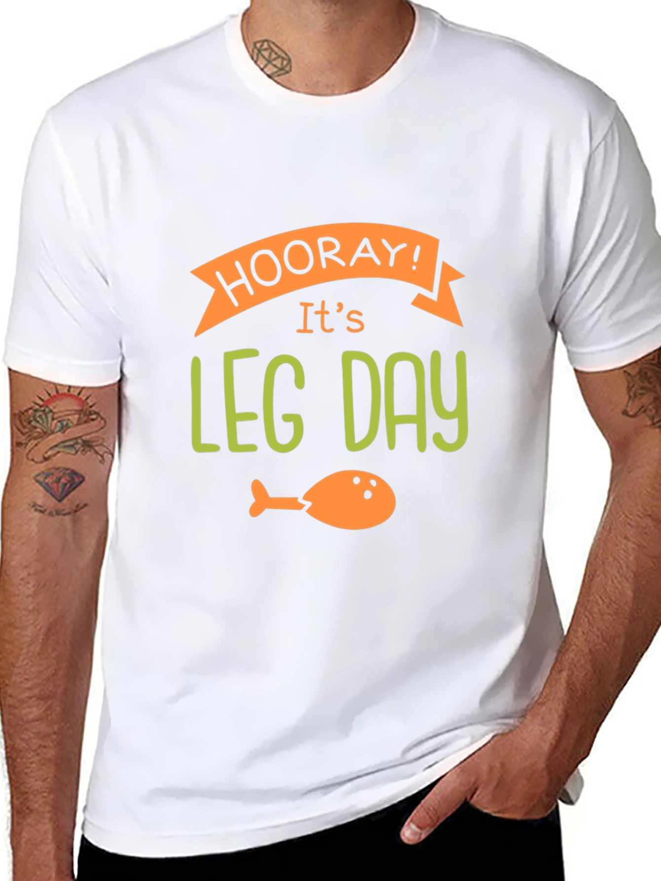 Hooray Its Leg Day Graphic T-Shirt