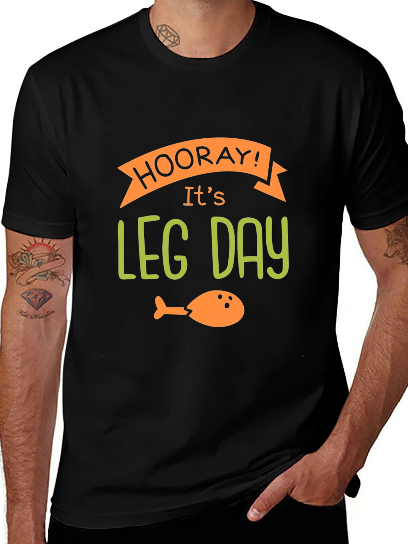 Hooray Its Leg Day Graphic T-Shirt