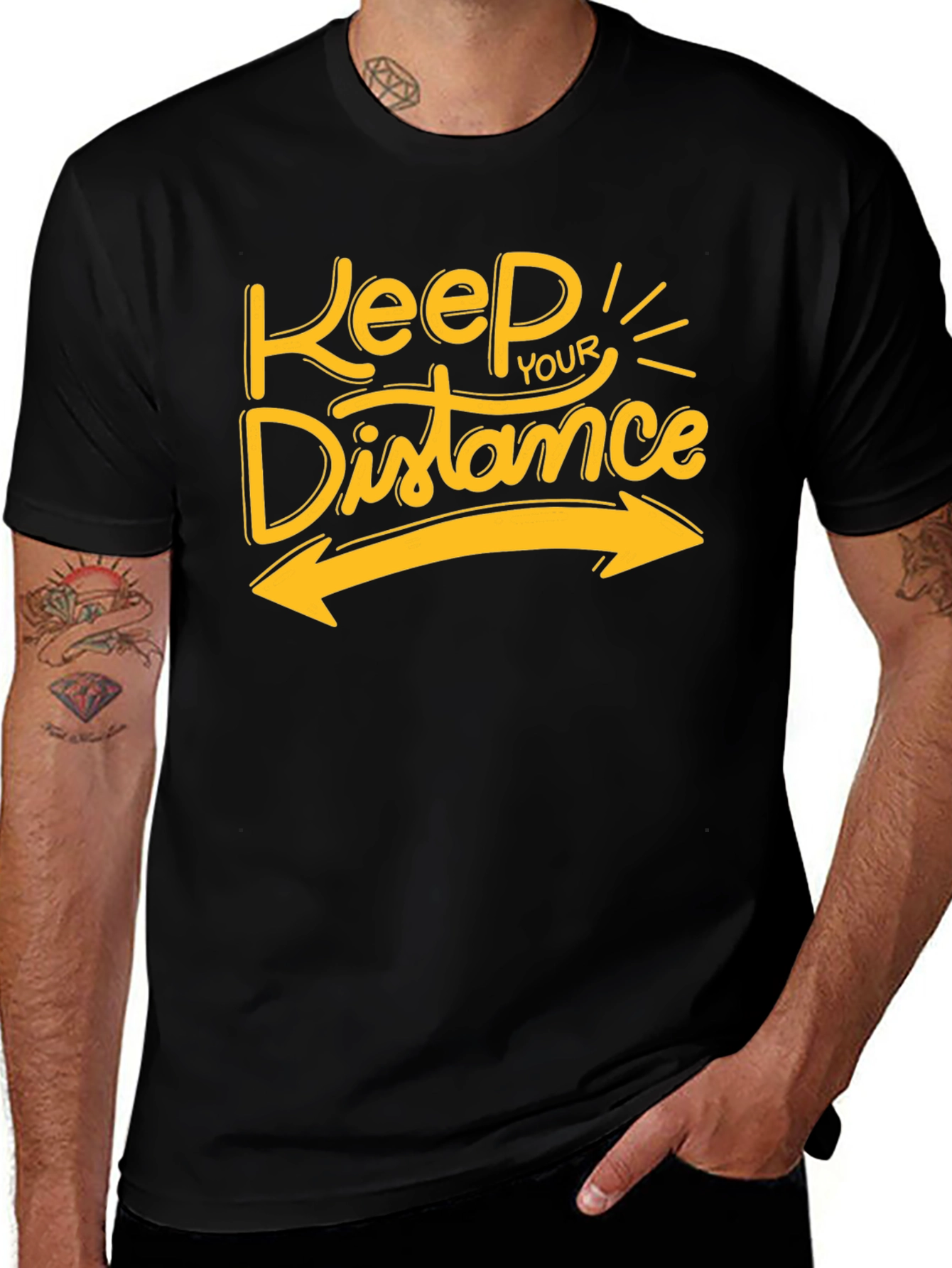 Keep Your Distance T-Shirt - Social Distancing Tee