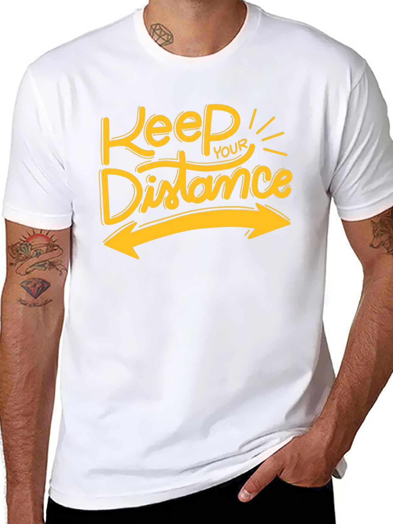 Keep Your Distance T-Shirt - Social Distancing Tee