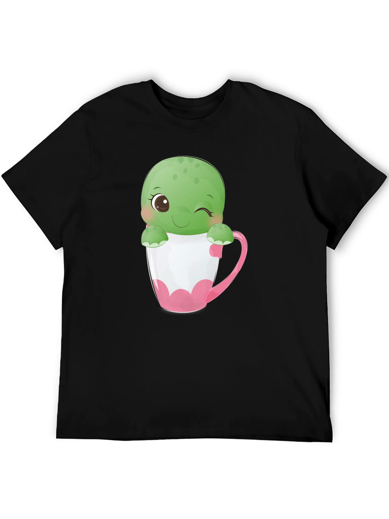 Cute Turtle in Tea Cup T-Shirt