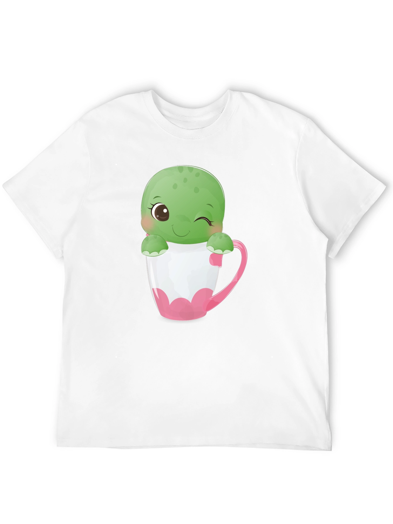 Cute Turtle in Tea Cup T-Shirt
