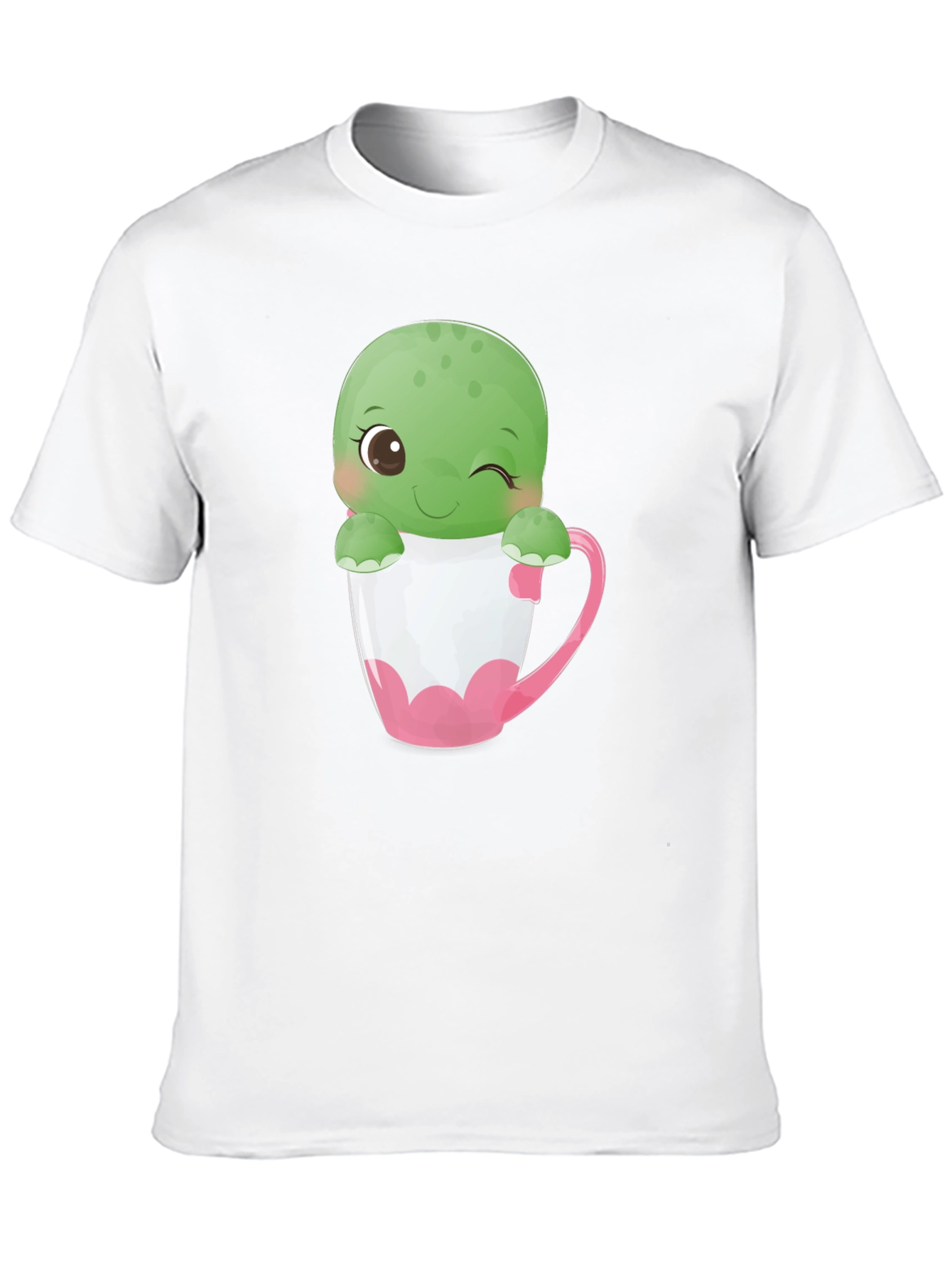 Cute Turtle in Tea Cup T-Shirt