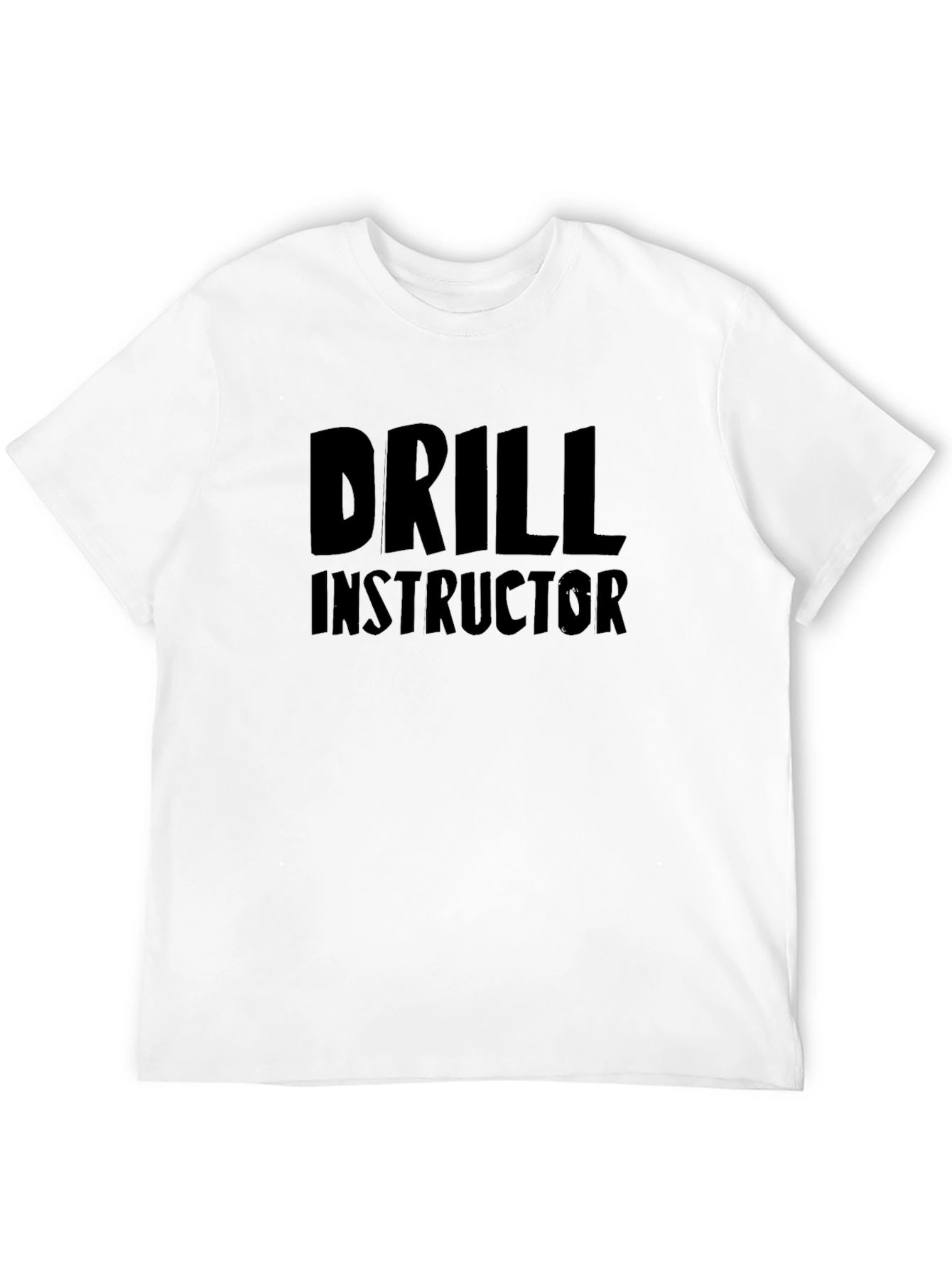 Drill Instructor Graphic Tee - Black Cotton