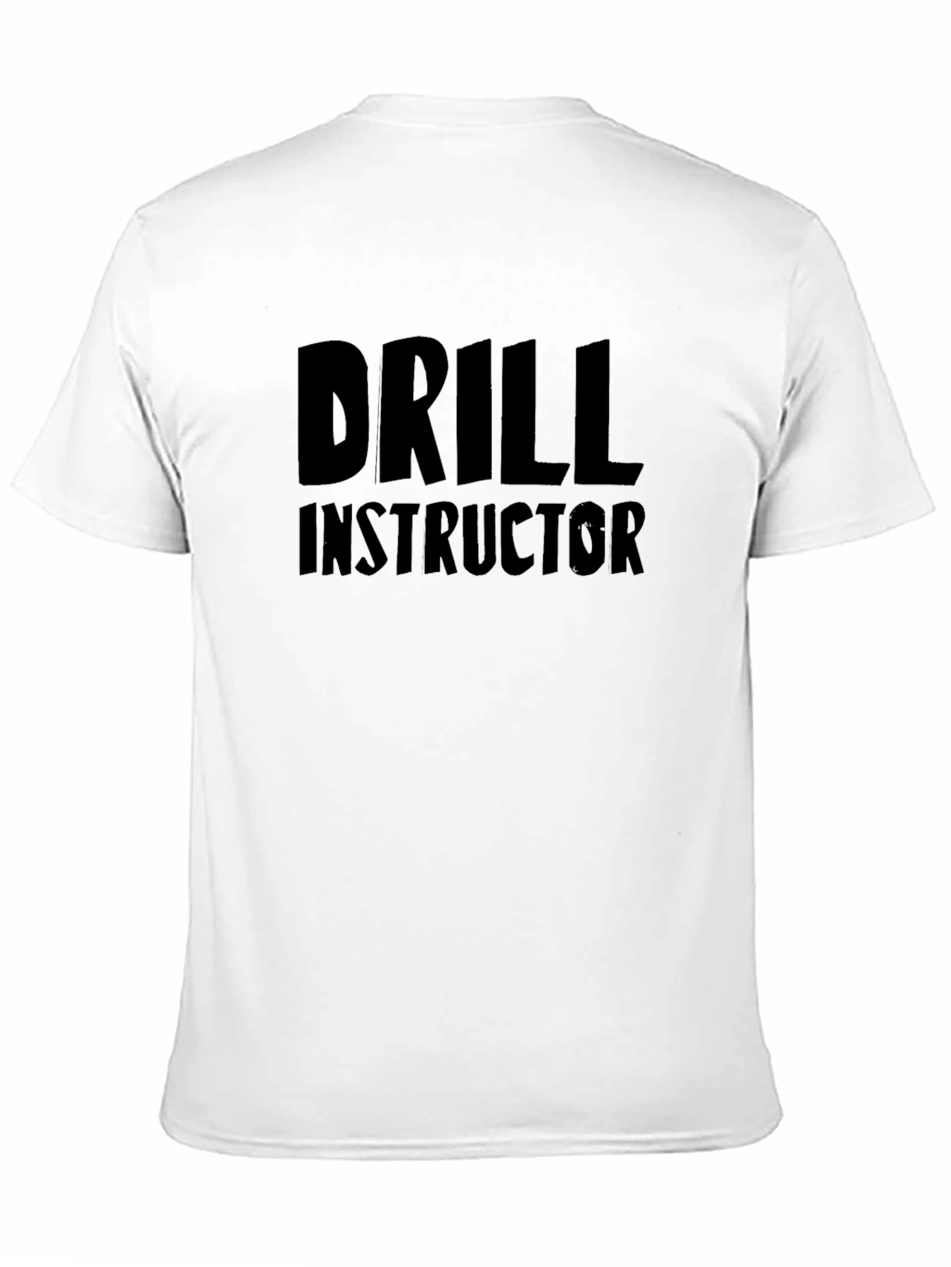 Drill Instructor Graphic Tee - Black Cotton