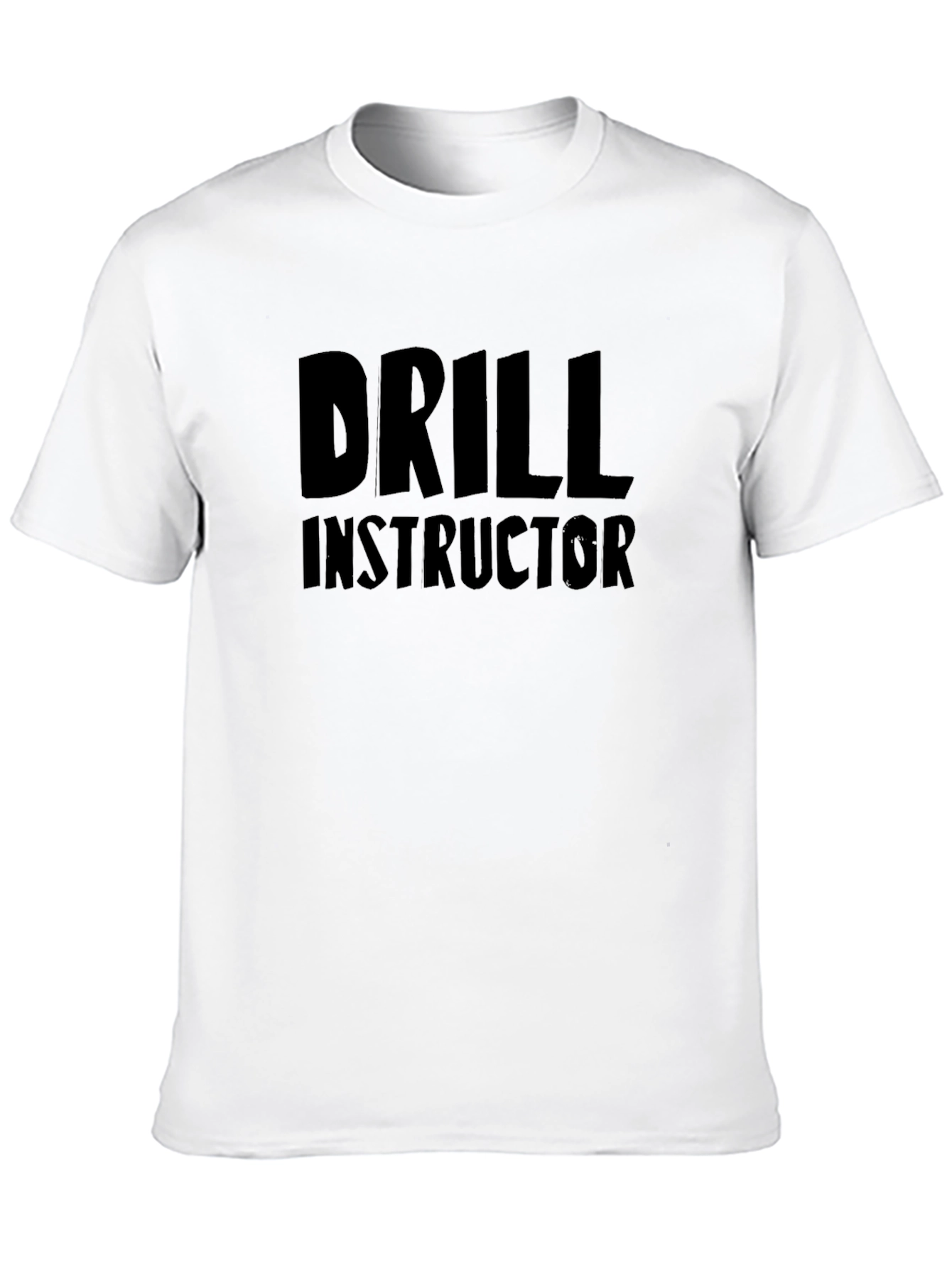 Drill Instructor Graphic Tee - Black Cotton